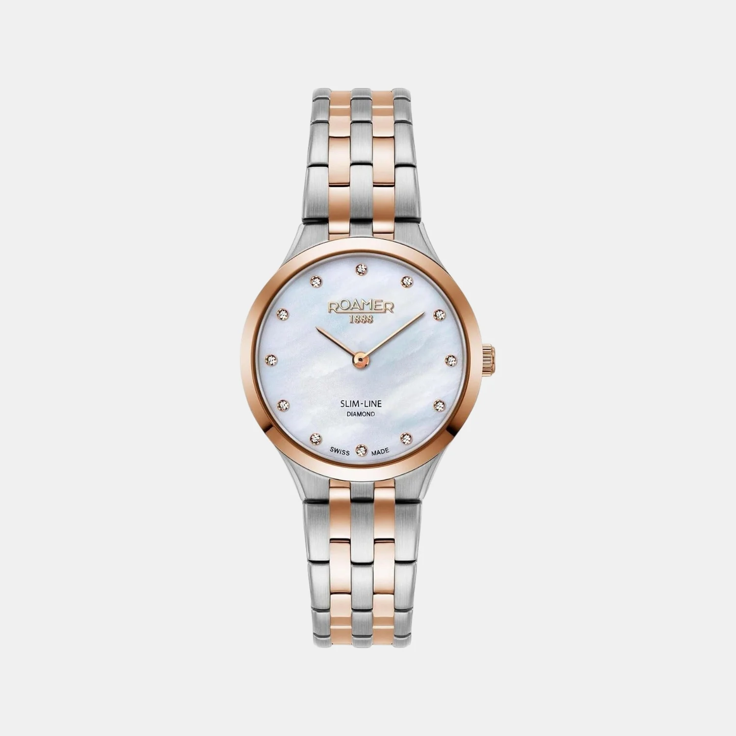 Slim-Line Women Quartz Mother Of Pearl Dial Analog Stainless Steel Watch 512847 49 89 20 - Image 2