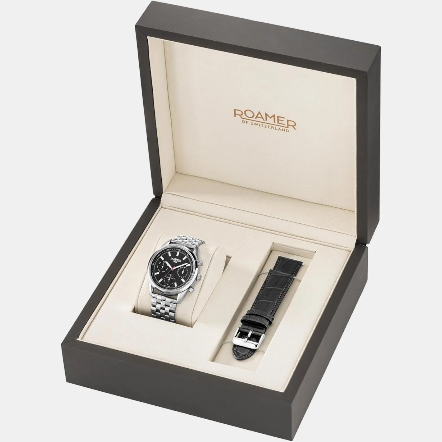 Sportivo Men Quartz Black Dial Analog Stainless Steel Watch 856982 41 55 70 - Image 5