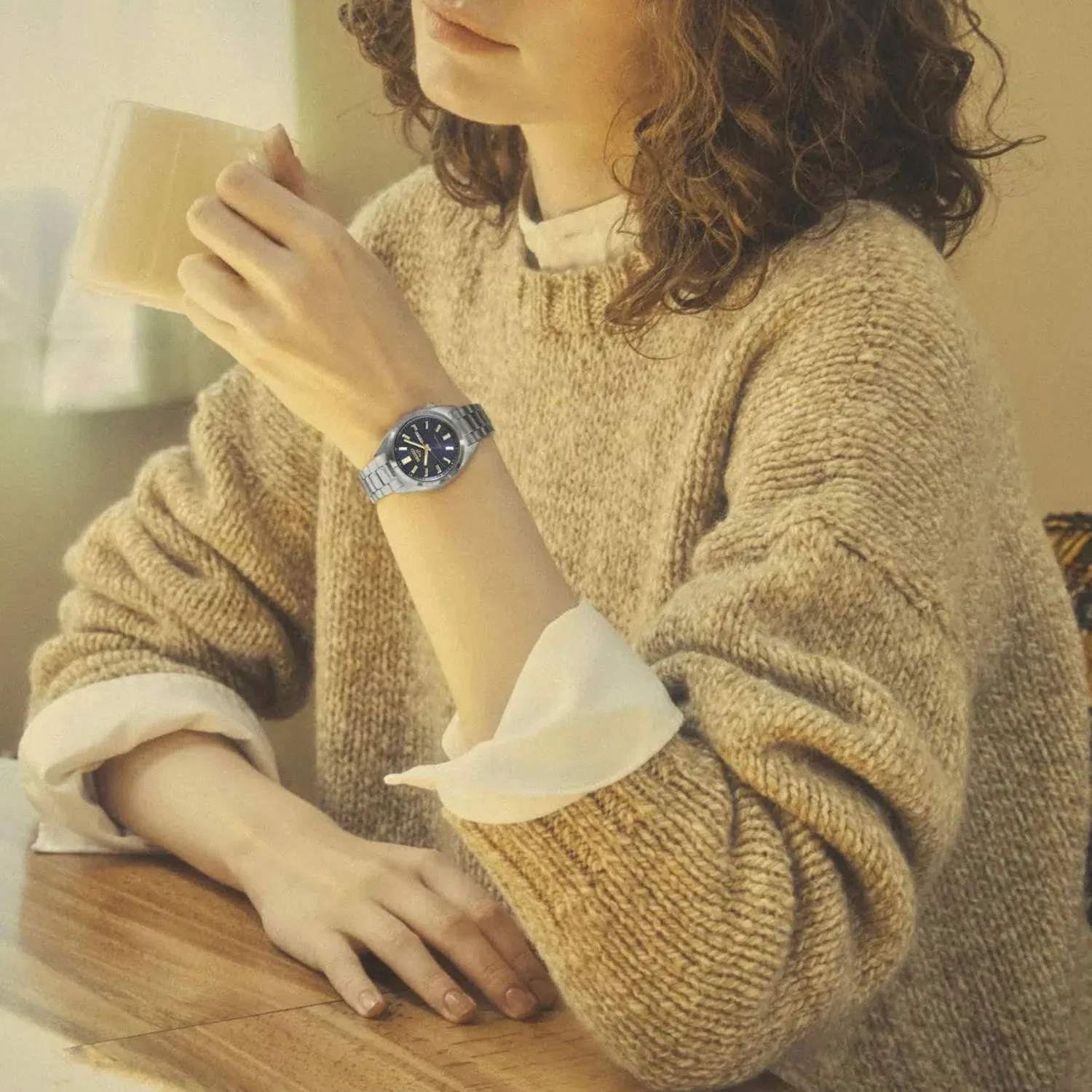 5 Sports ‘Hebitama’ SNXS Women Automatic Blue Dial Analog Stainless Steel Watch SRE021K1 - Image 4