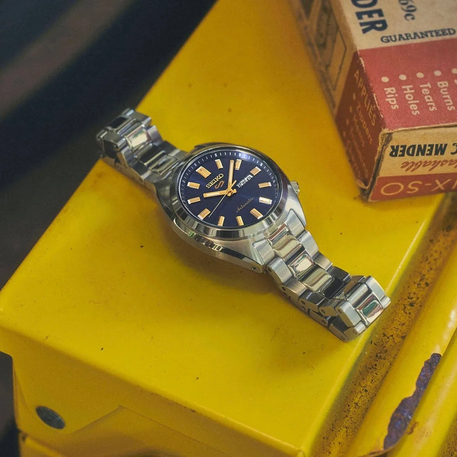 5 Sports ‘Hebitama’ SNXS Women Automatic Blue Dial Analog Stainless Steel Watch SRE021K1 - Image 6