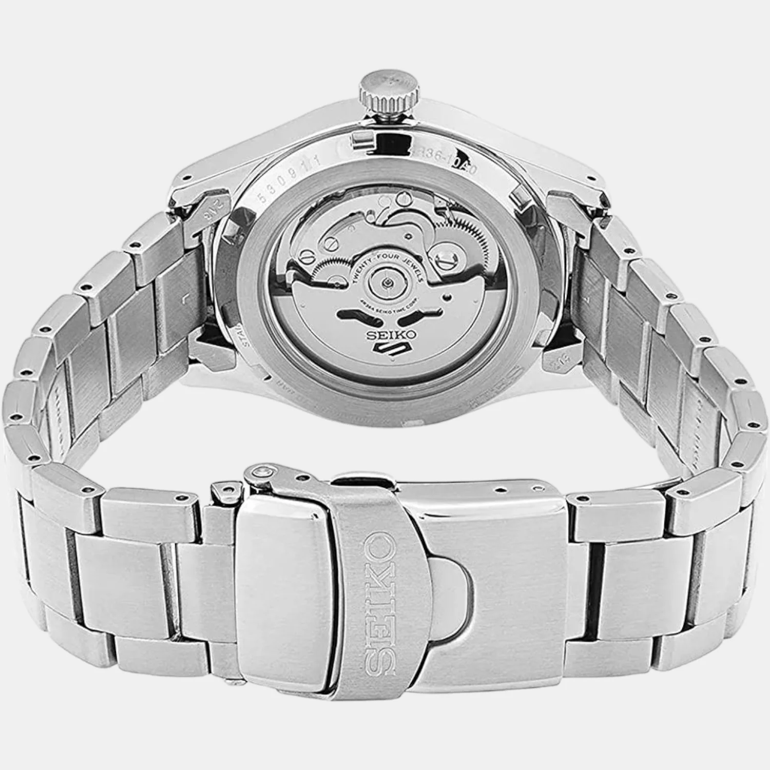 5 Sports Men Automatic Blue Dial Analog Stainless Steel Watch SRPG29K1 - Image 4