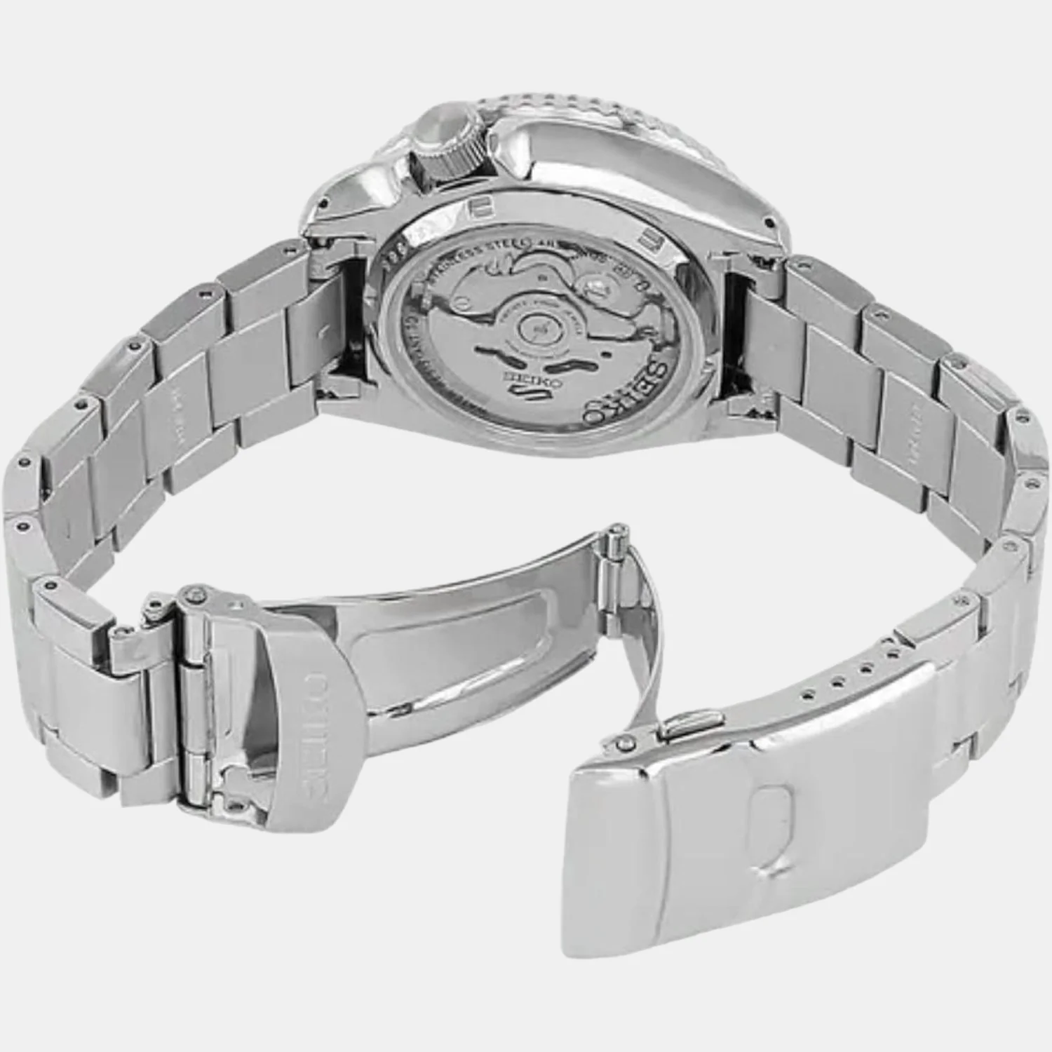 5 Sports Men Automatic Green Dial Analog Stainless Steel Watch SRPD63K1 - Image 8
