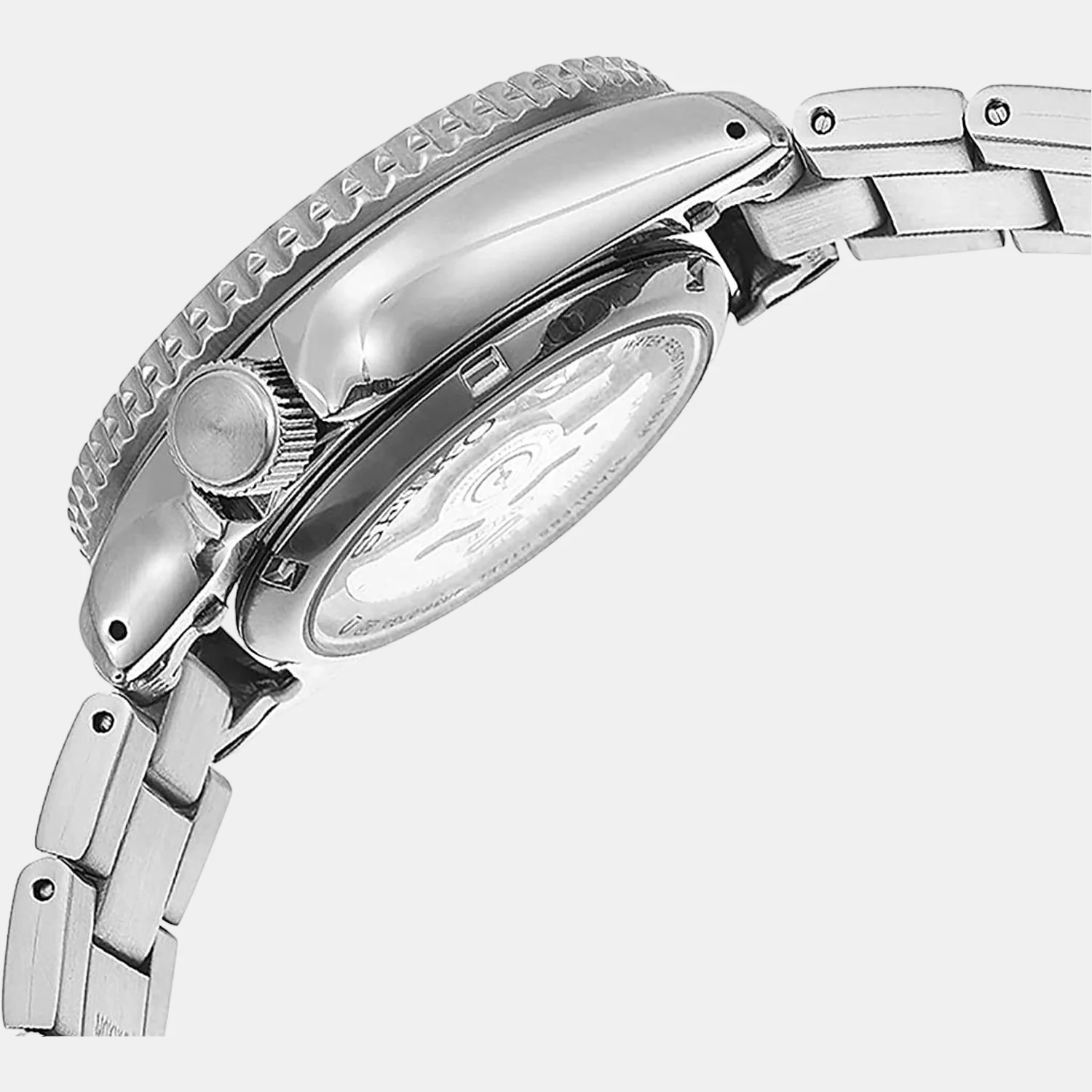 5 Sports Men Automatic Silver Dial Analog Stainless Steel Watch SRPE71K1 - Image 3