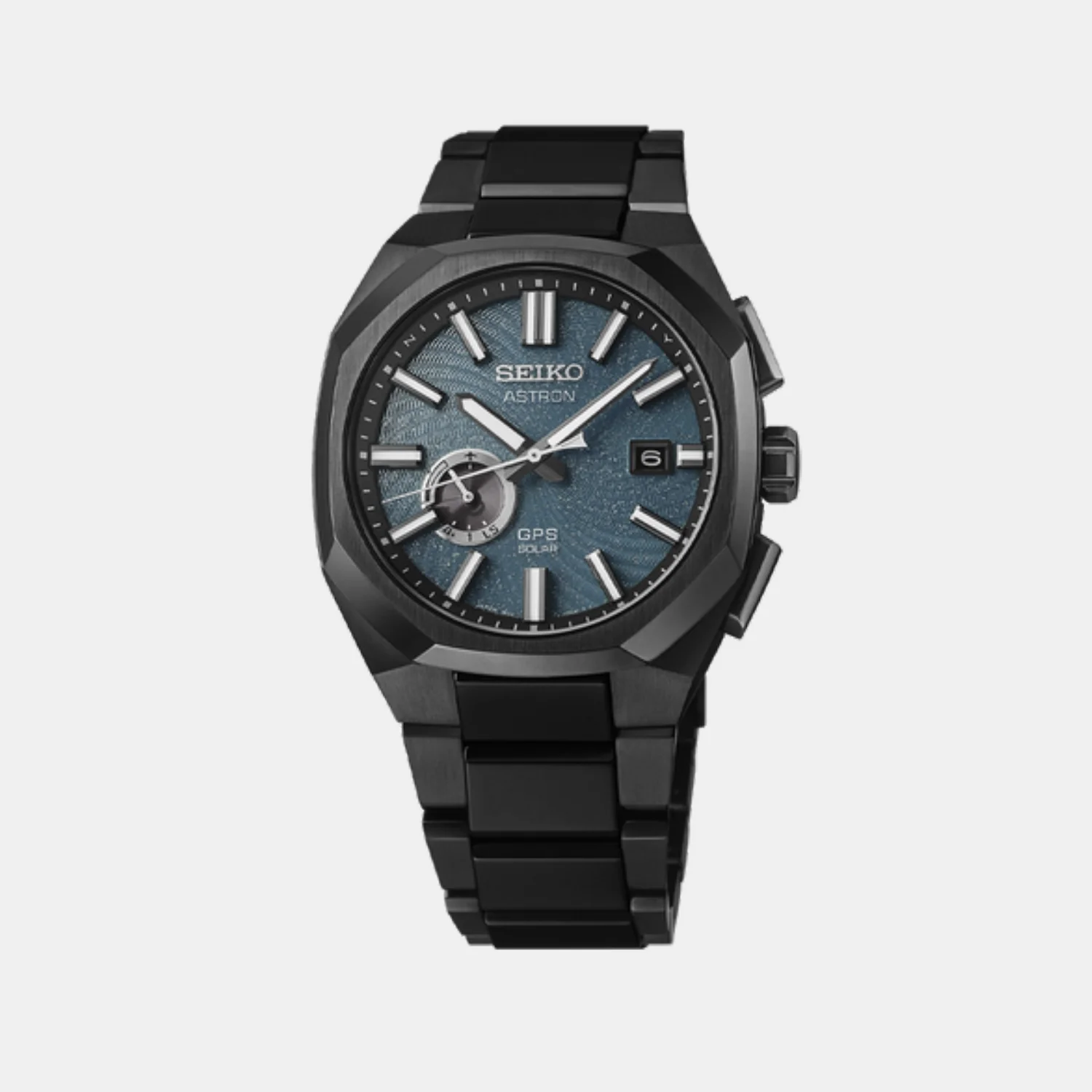 Astron GPS Solar Limited Edition Men Blue Dial Analog Stainless Steel Watch SSJ039J1 - Image 2
