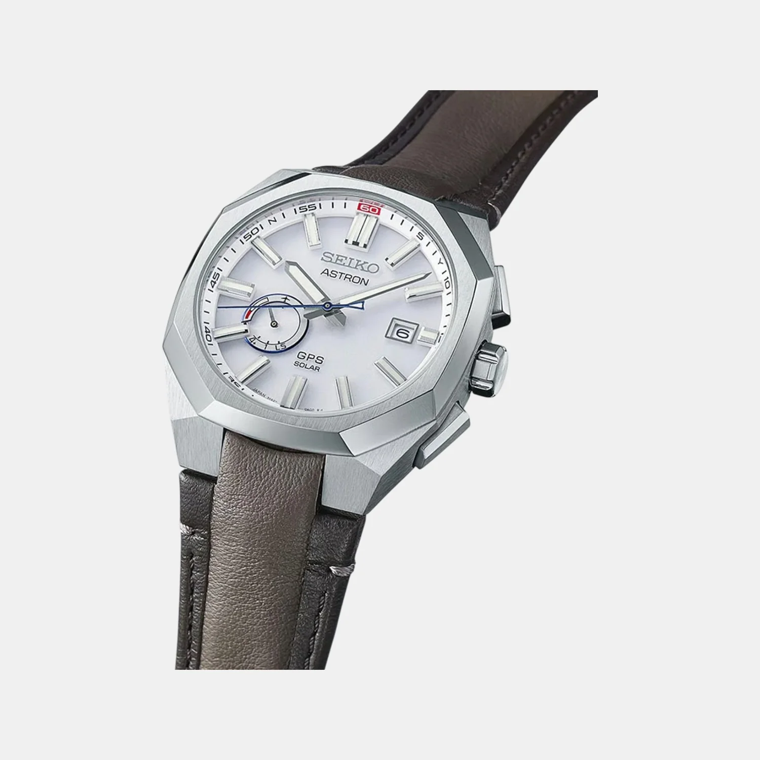 Astron Men Solar White Dial Analog Stainless Steel Watch SSJ019J1 - Image 3