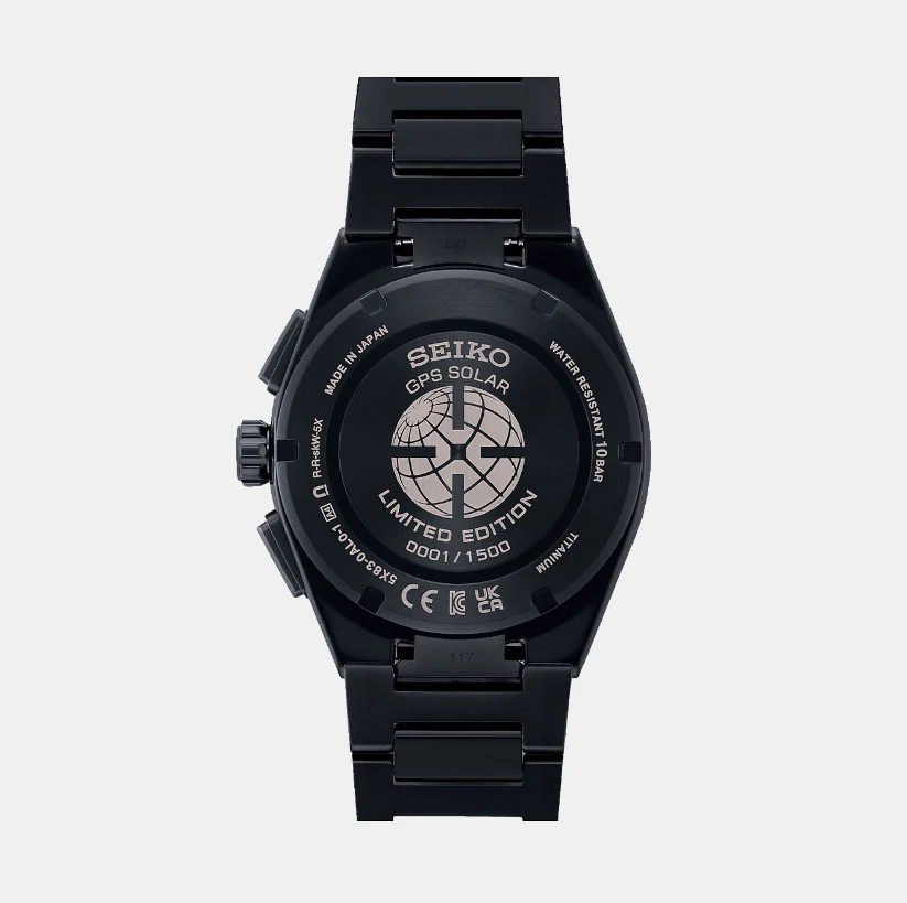 Astron Yozakura Cherry Blossom by Night - Limited Edition Men Solar Purple Dial Chronograph Stainless Steel Watch SSH171J1 - Image 2