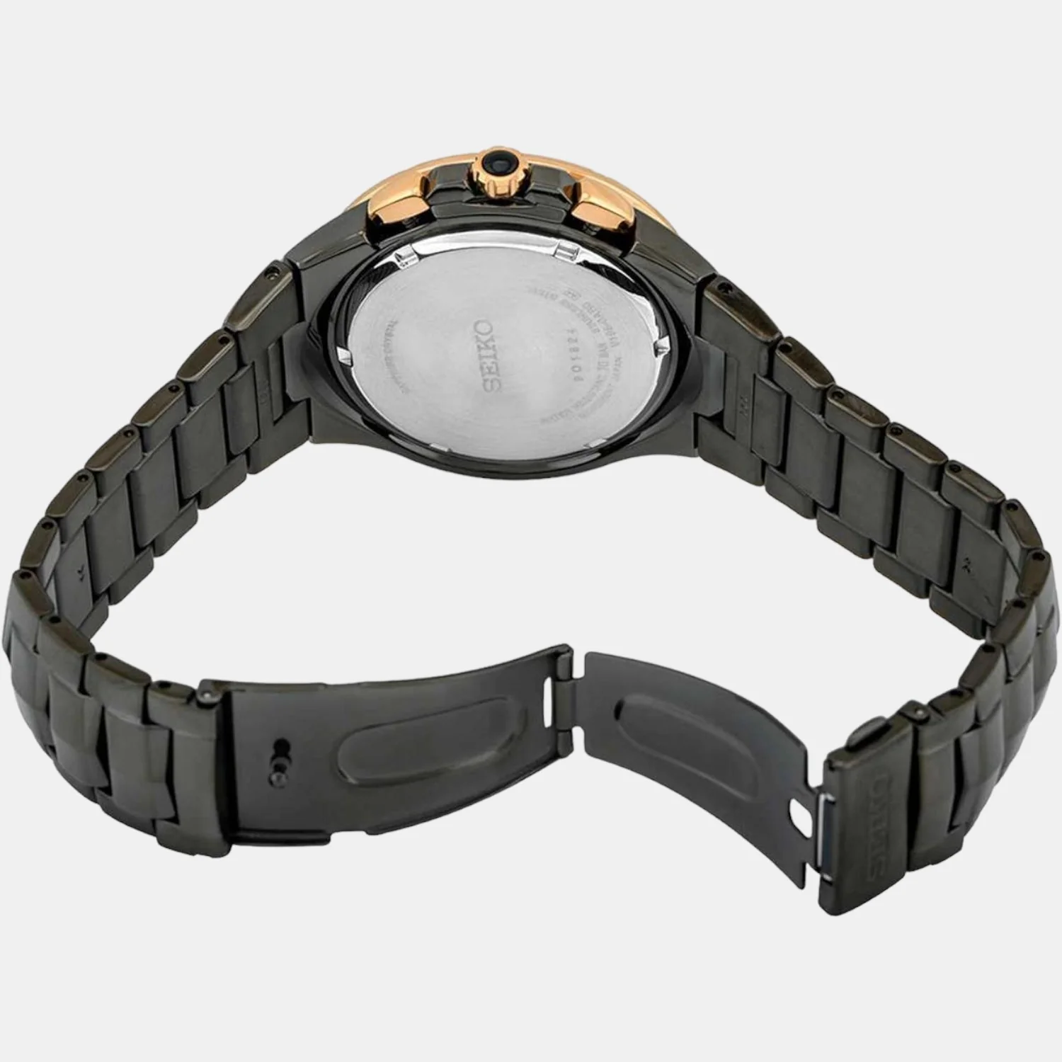 Coutura Men Quartz Black Dial Chronograph Stainless Steel Watch SSC766P1 - Image 2