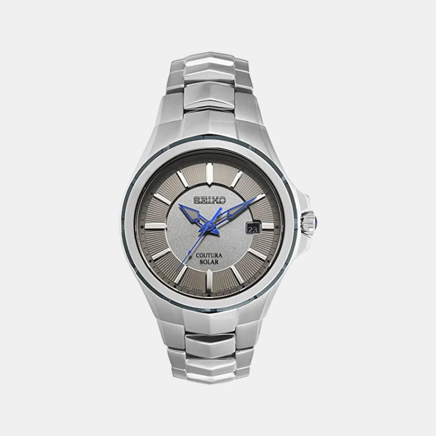Coutura Men Quartz Grey Dial Analog Stainless Steel Watch SNE565P9
