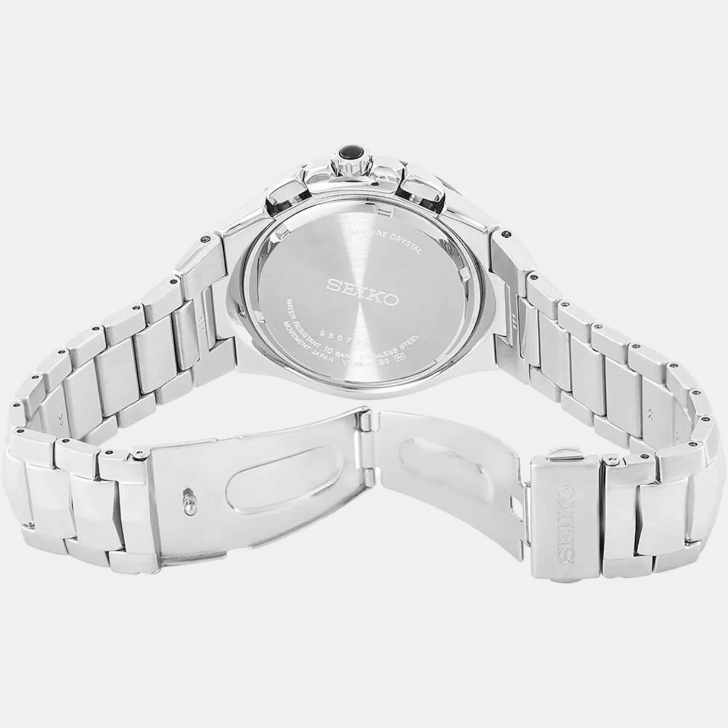 Coutura Men Quartz Two Tone Dial Chronograph Stainless Steel Watch SSC763P1 - Image 2