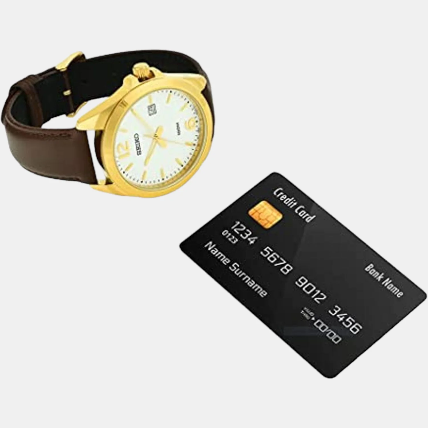 Dress Men Quartz White Dial Analog Leather Watch SUR216P1 - Image 5