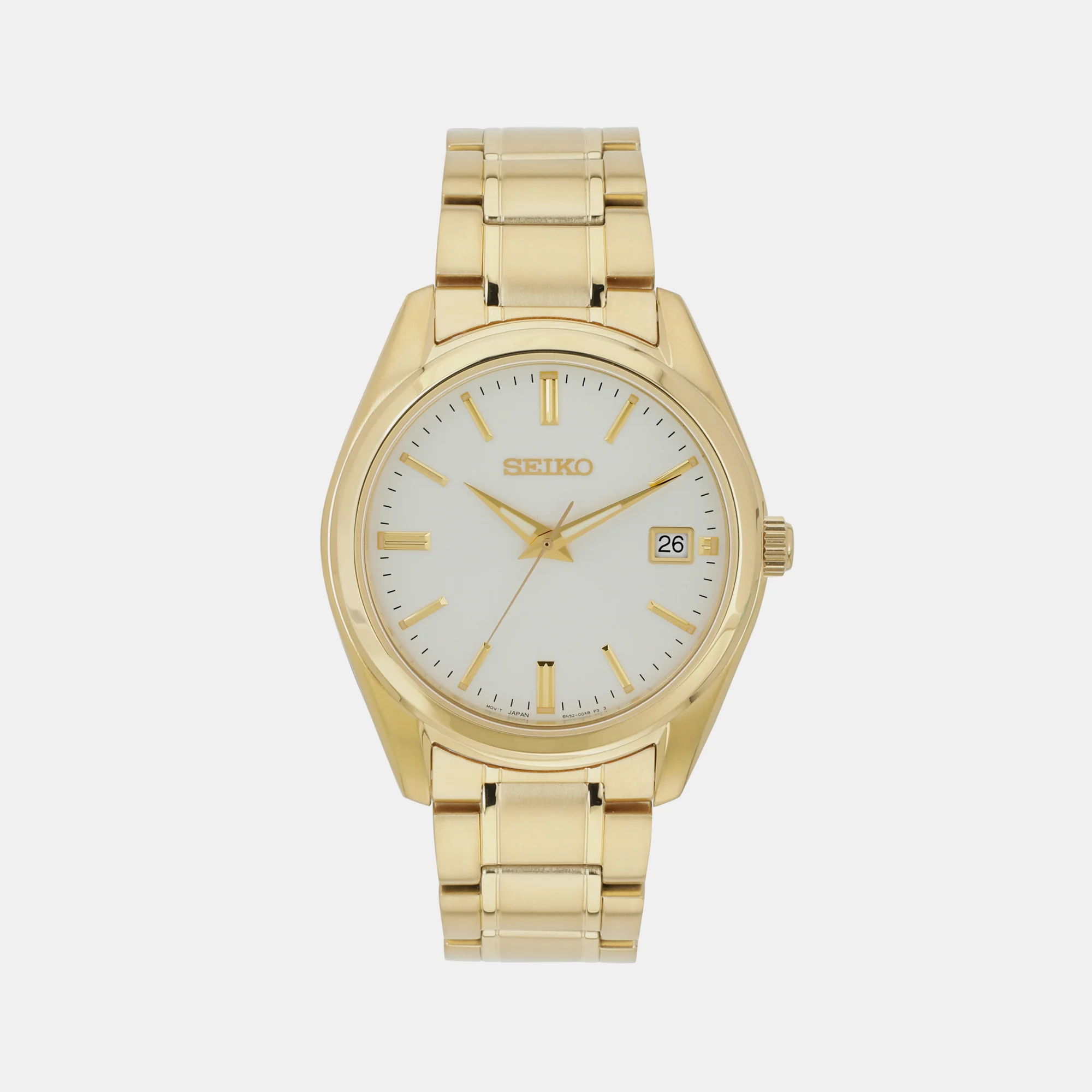 Dress Men Quartz White Dial Analog Stainless Steel Watch SUR314P1 - Image 2