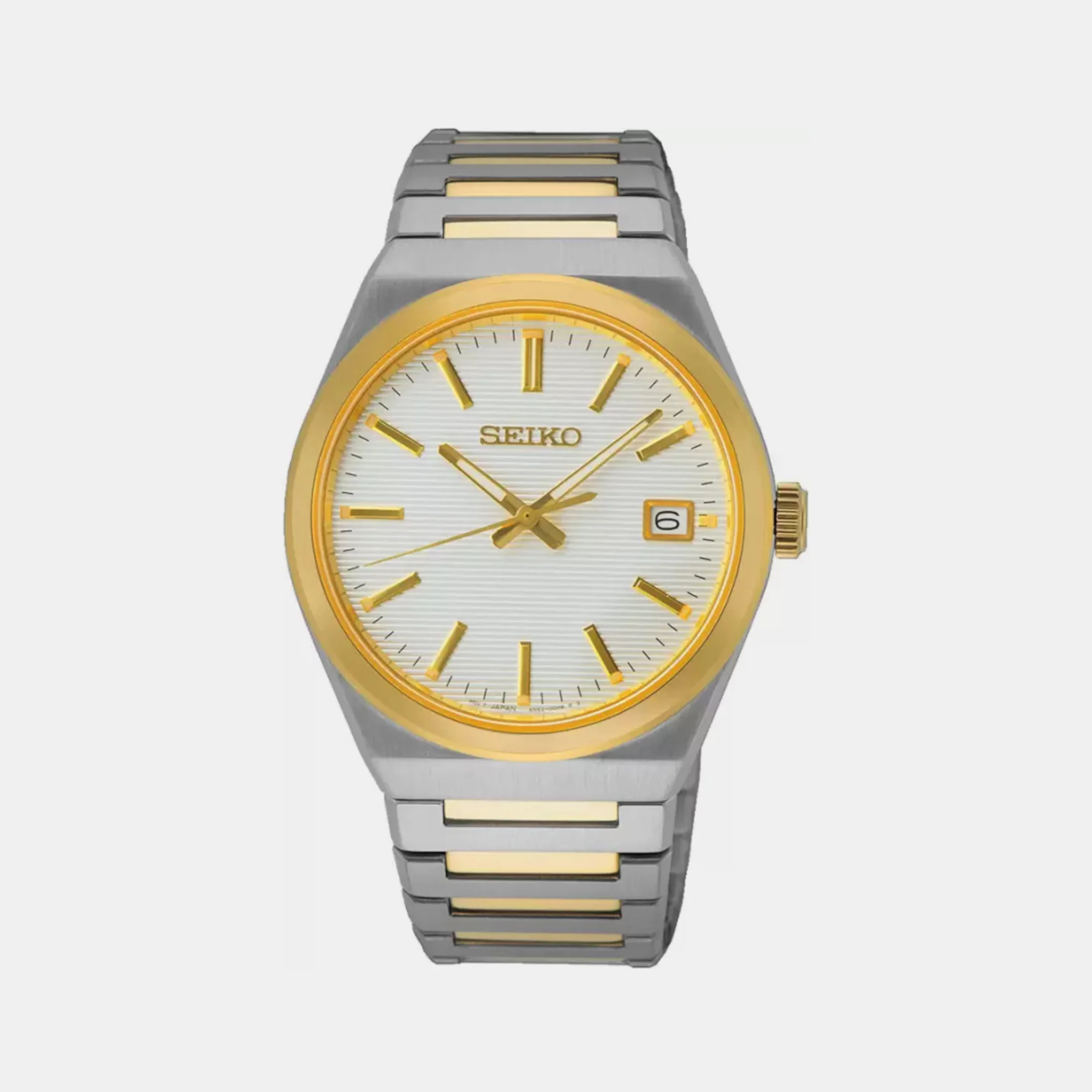 Dress Men Quartz White Dial Analog Stainless Steel Watch SUR558P1 - Image 2