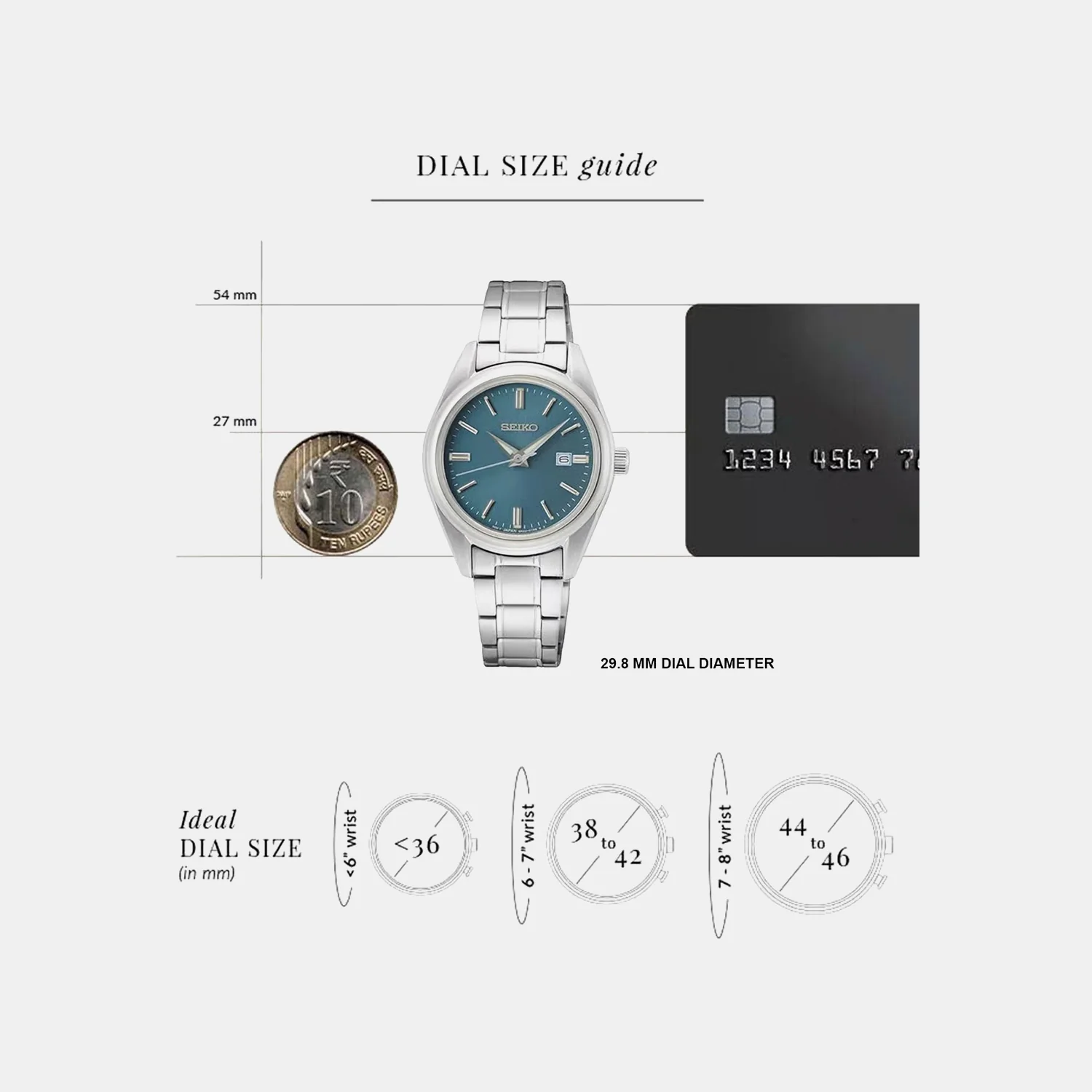 Dress Women Quartz Blue Dial Analog Stainless Steel Watch SUR531P1 - Image 7