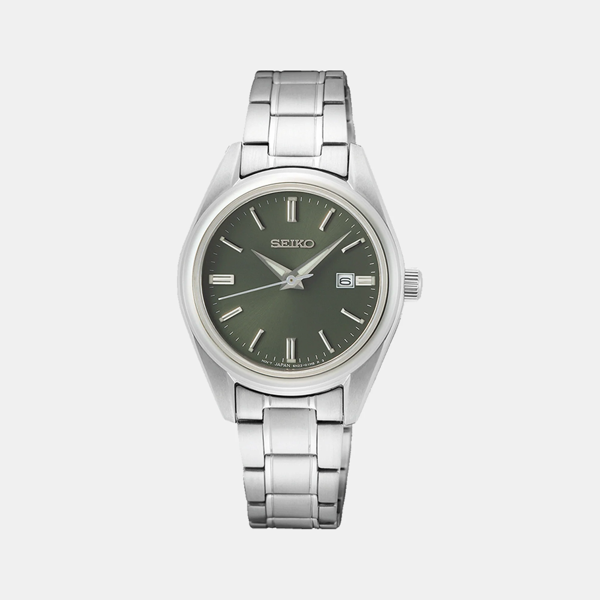 Dress Women Quartz Green Dial Analog Stainless Steel Watch SUR533P1 - Image 2