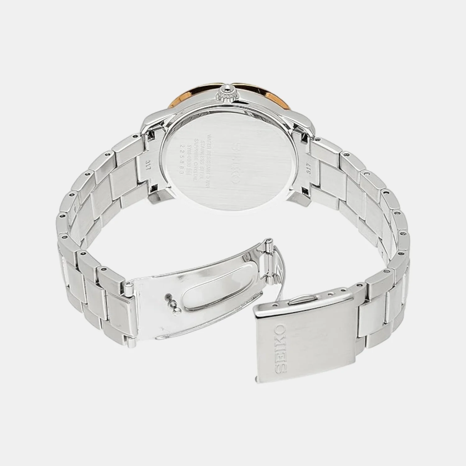 Dress Women Quartz Silver Dial Multi-Function Stainless Steel Watch SNT880P1 - Image 3