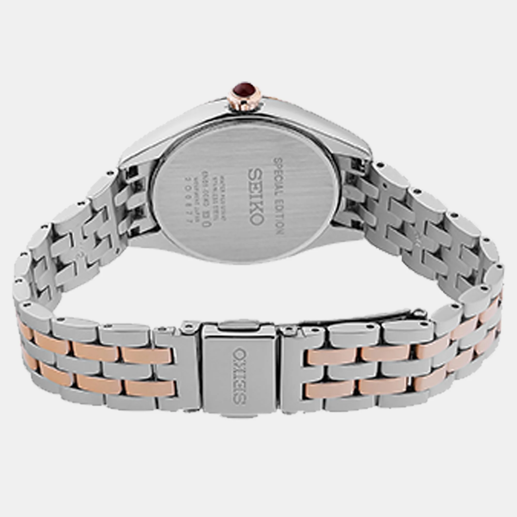 Dress Women Quartz White Dial Analog Stainless Steel Watch SUR542P1 - Image 2