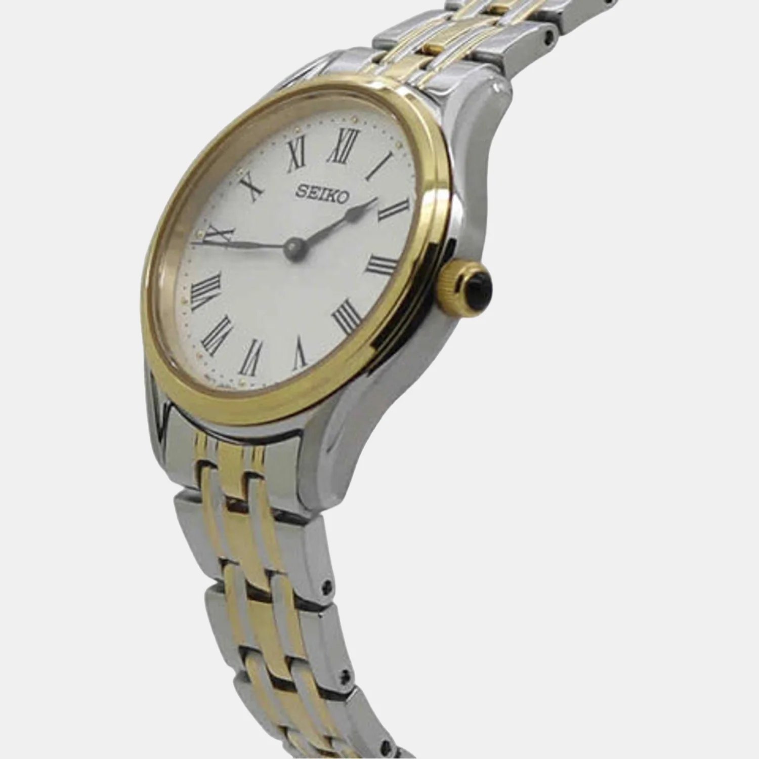 Dress Women Quartz White Dial Analog Stainless Steel Watch SWR070P1 - Image 3