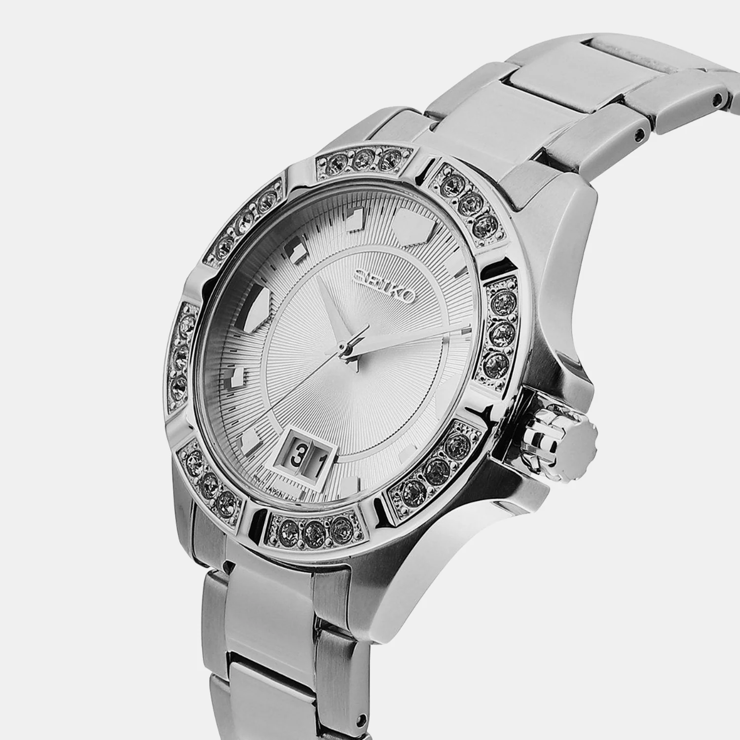 Lord Women Quartz White Dial Analog Stainless Steel Watch SUR809P1 - Image 3