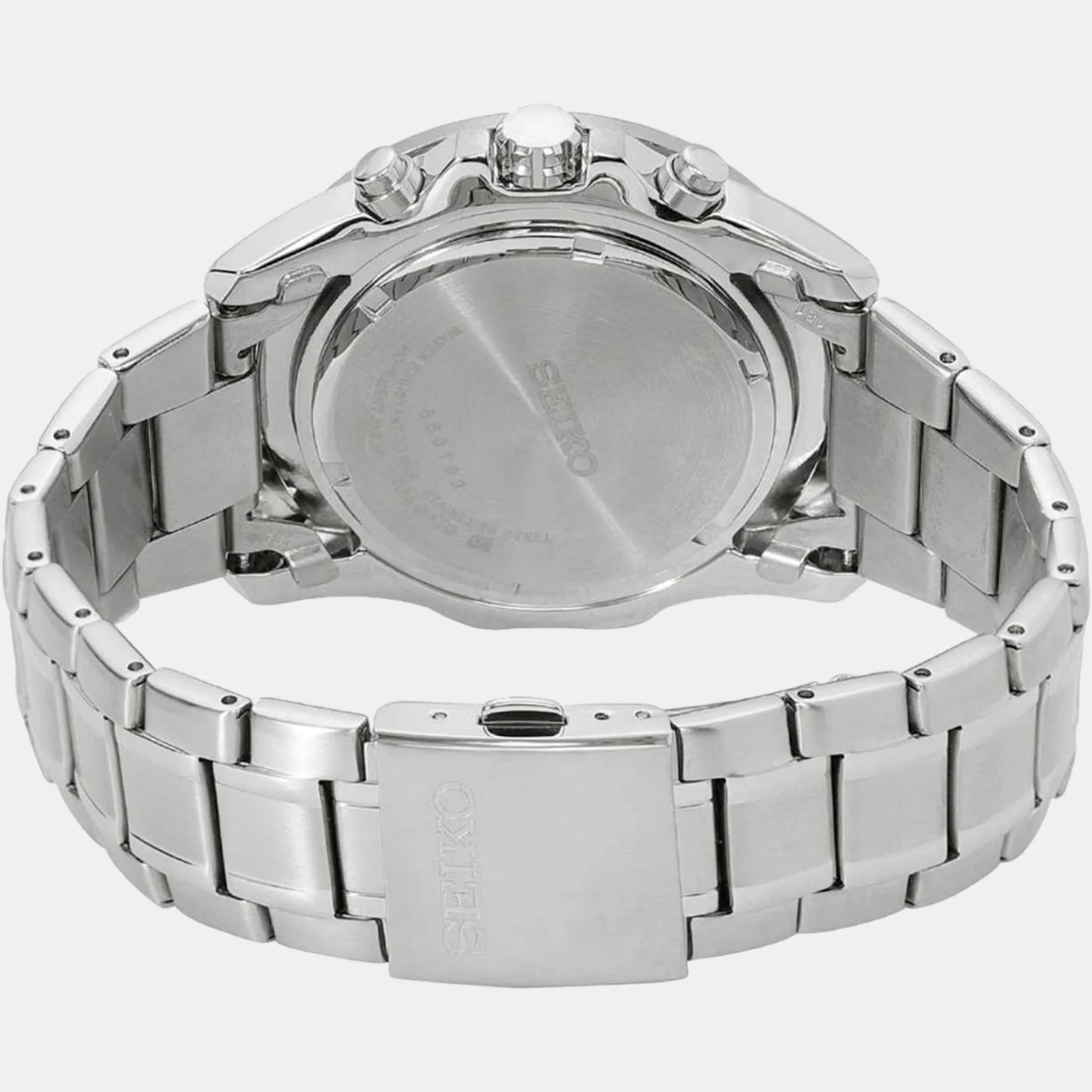 Men Quartz Brown Dial Chronograph Stainless Steel Watch SPC243P1 - Image 2