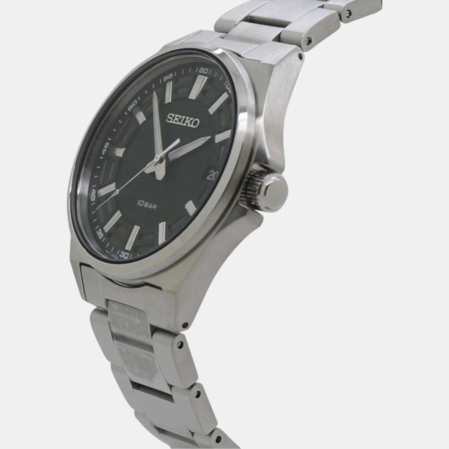 Men Quartz Green Dial Analog Stainless Steel Watch SUR503P1 - Image 3