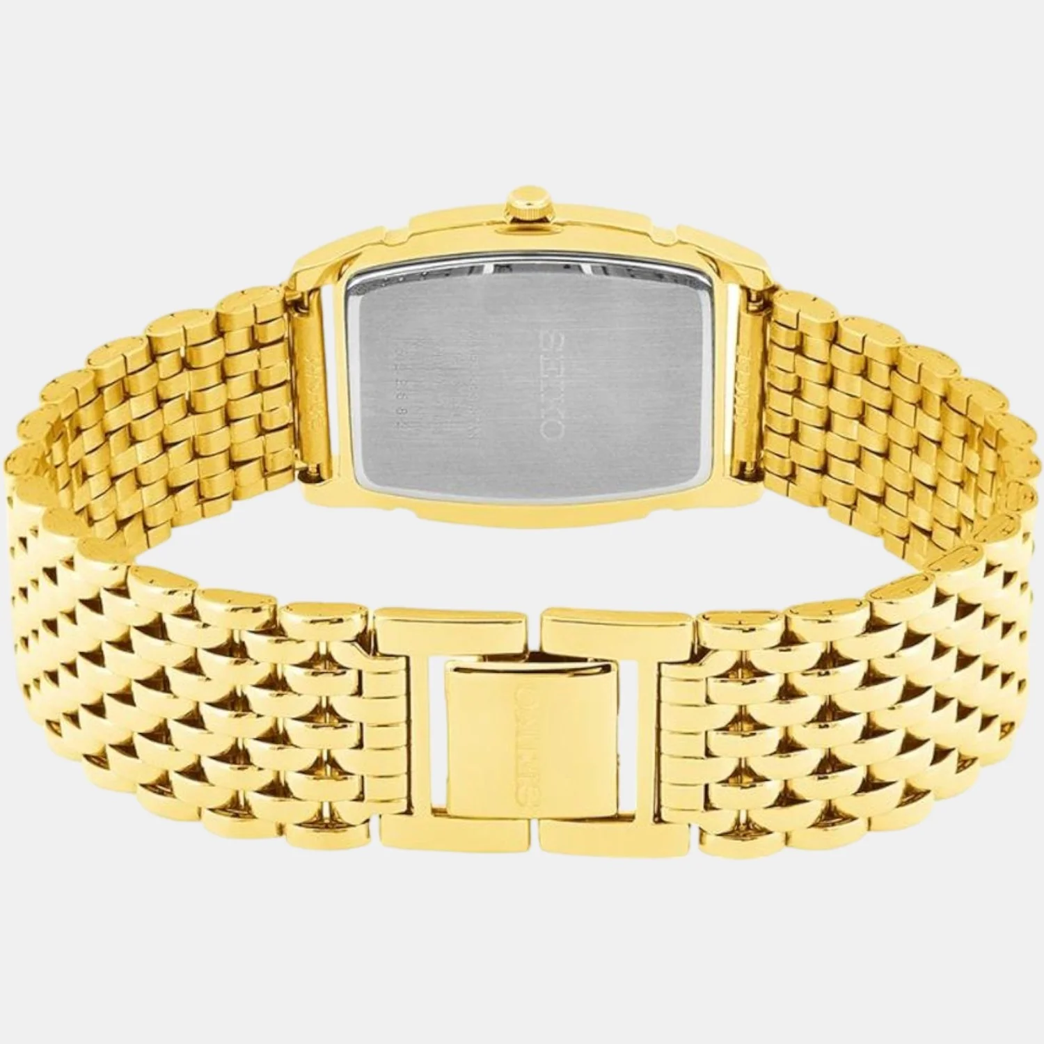 Men'S Collection Men Quartz Gold Dial Analog Stainless Steel Watch SNF490J1 - Image 3