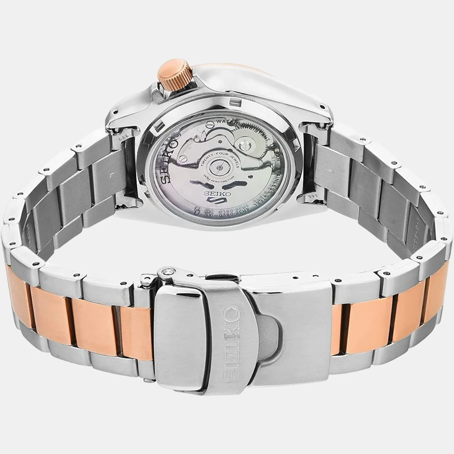 New 5 Sports Men Automatic Black Dial Analog Stainless Steel Watch SRPE58K1 - Image 3