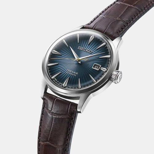 Presage Men Automatic Blue Dial Analog Leather Watch SRPK15J1 - Image 3