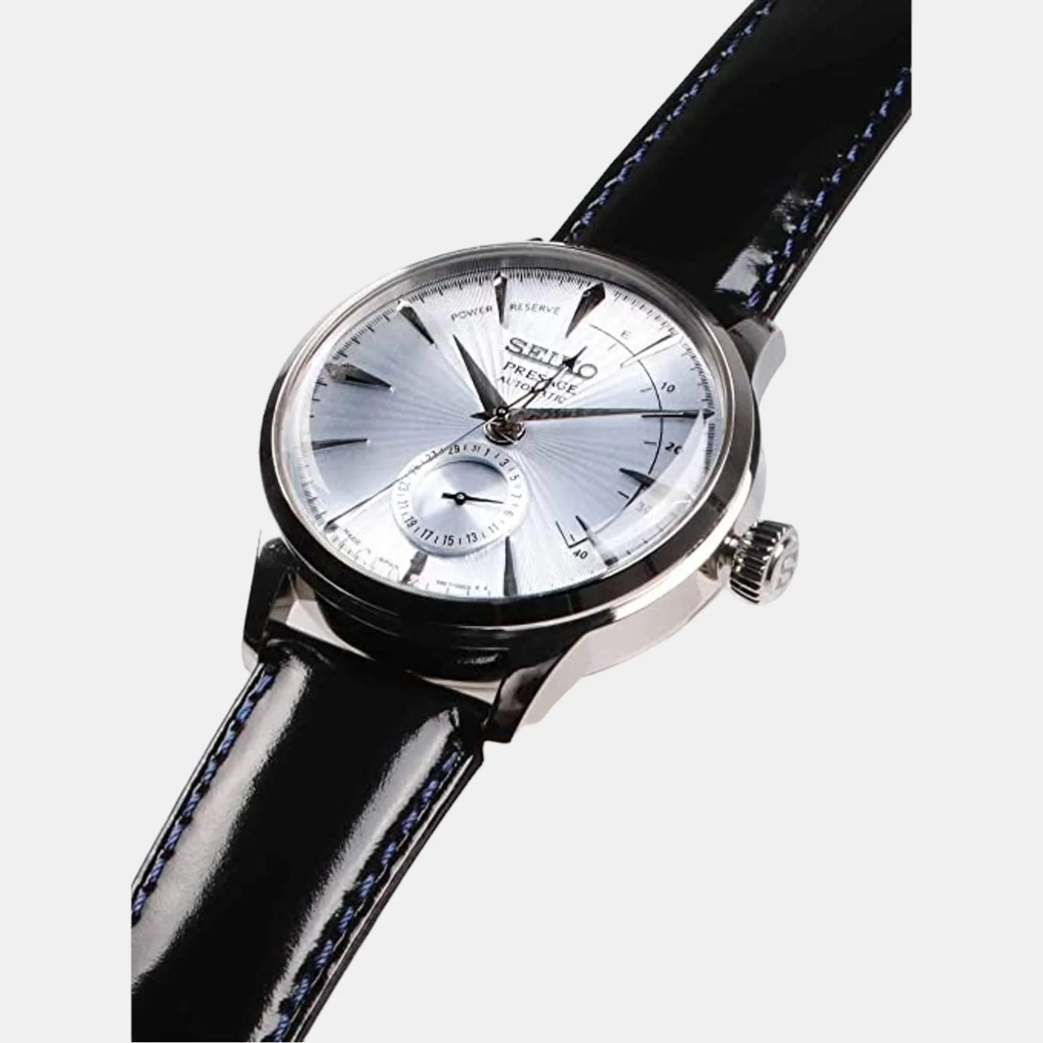 Presage Men Automatic Blue Dial Analog Leather Watch SSA343J1 - Image 4