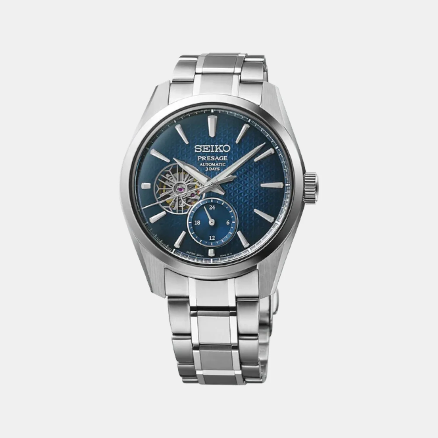 Presage Men Automatic Blue Dial Analog Stainless Steel Watch SPB417J1 - Image 2