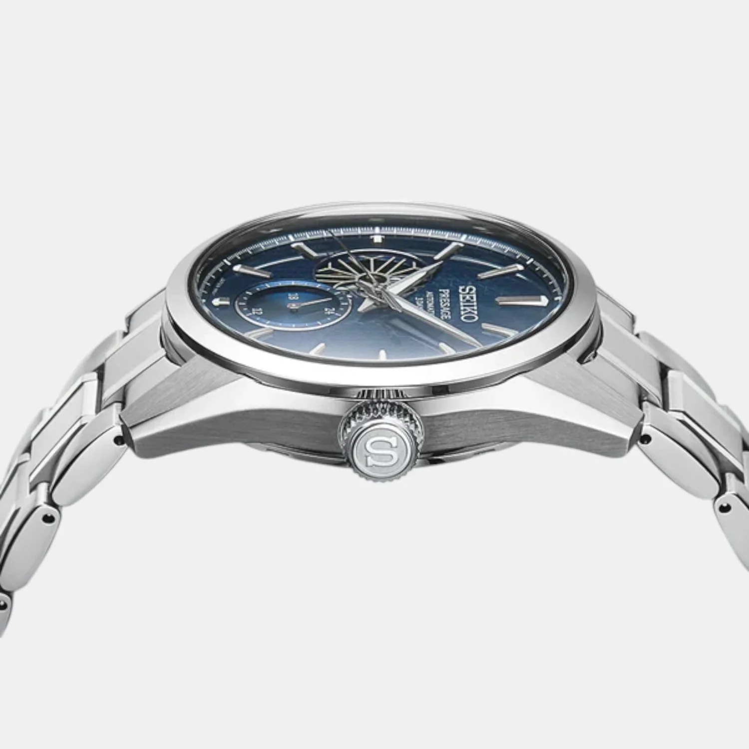 Presage Men Automatic Blue Dial Analog Stainless Steel Watch SPB417J1 - Image 5