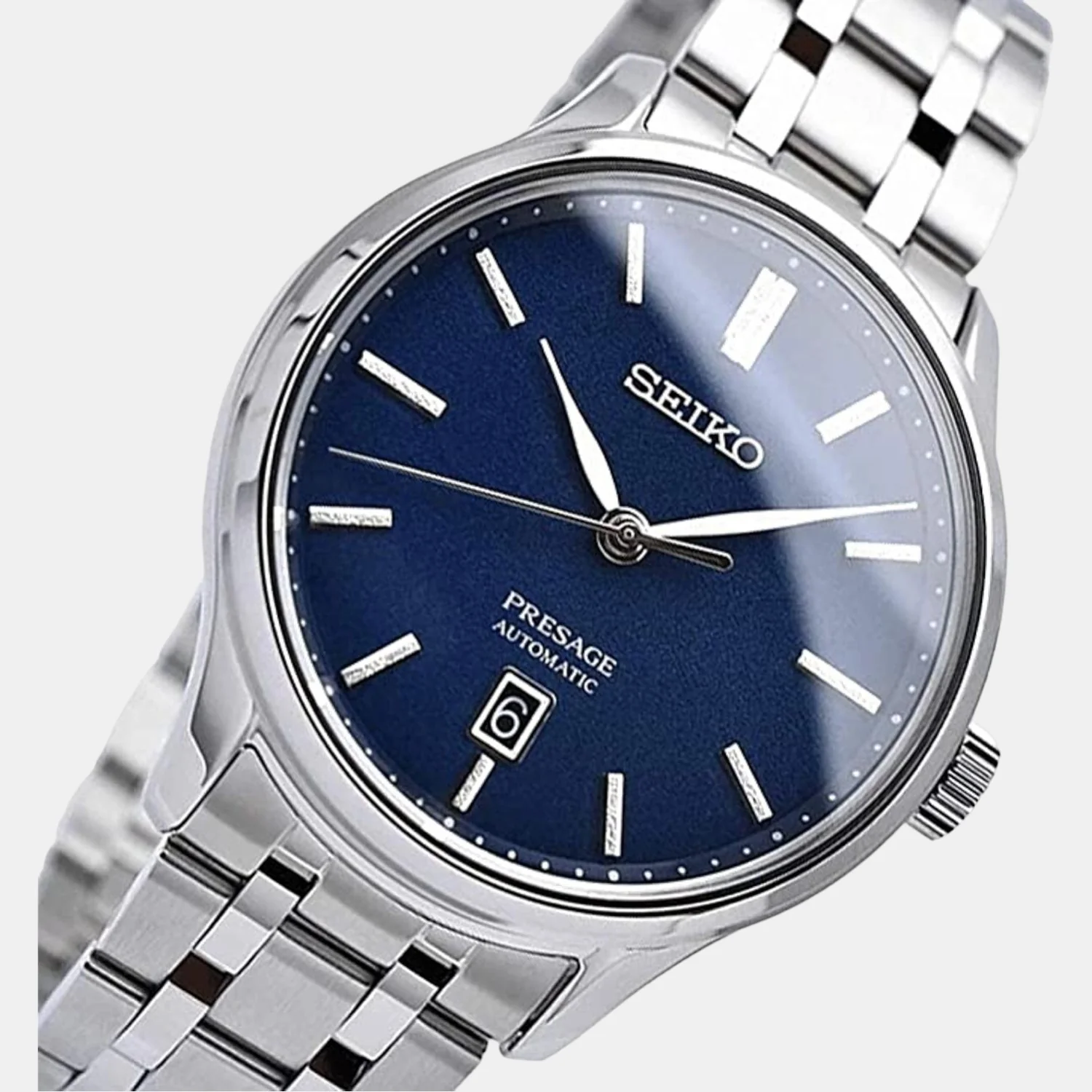 Presage Men Automatic Blue Dial Analog Stainless Steel Watch SRPD41J1 - Image 4