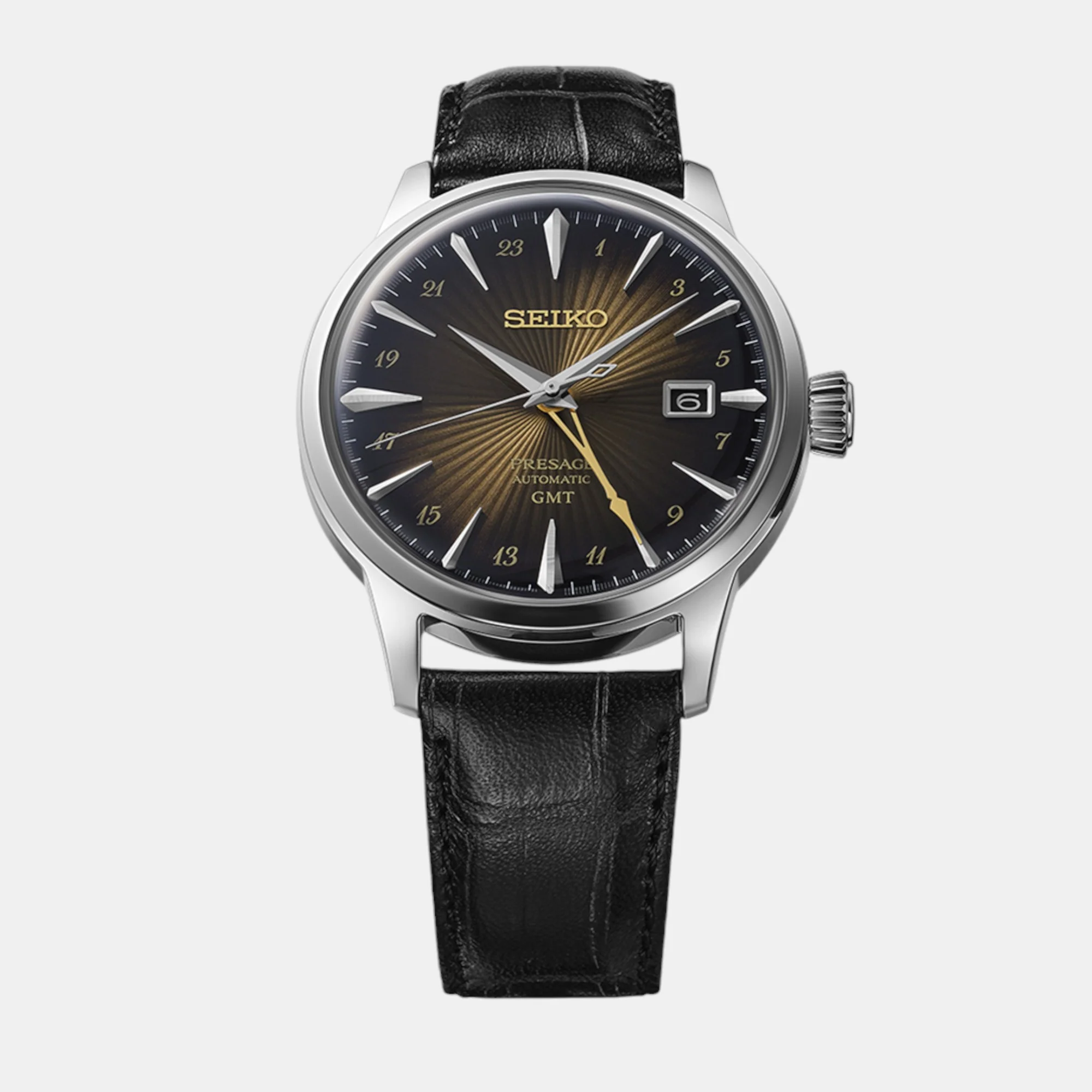 Presage Men Automatic Brown Dial Analog Leather Watch SSK039J1 - Image 3