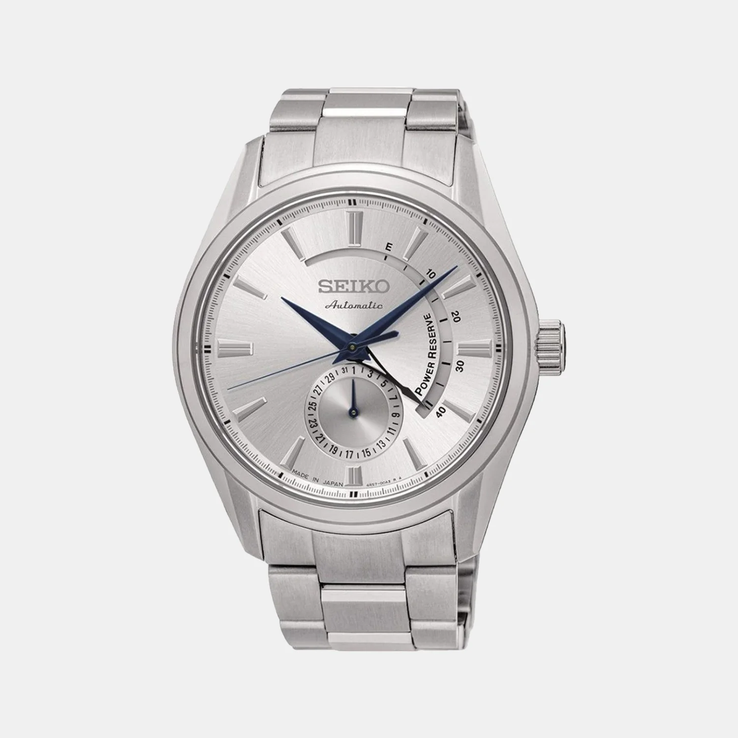 Presage Men Automatic Silver Dial Analog Stainless Steel Watch SSA303J1