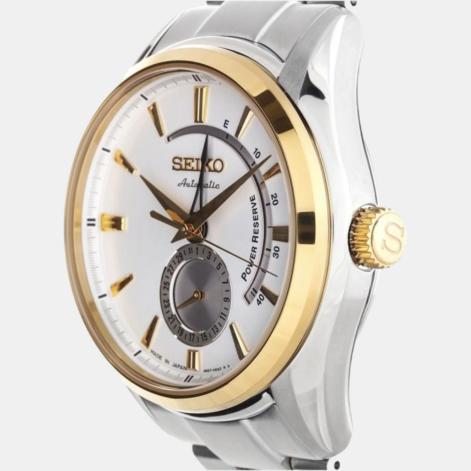 Presage Men Automatic White Dial Analog Stainless Steel Watch SSA306J1 - Image 3
