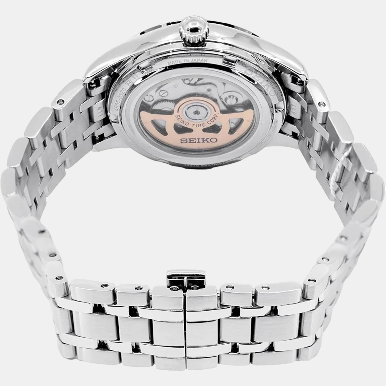 Presage Women Automatic Beige Dial Analog Stainless Steel Watch SRPF47J1 - Image 5