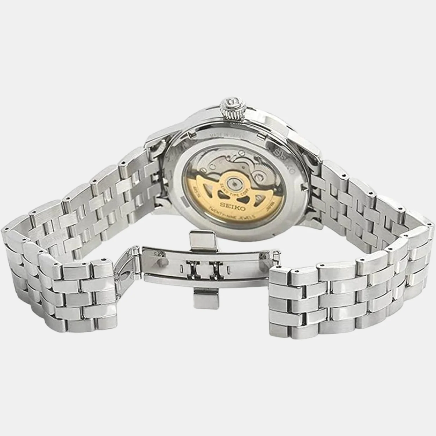 Presage Women Automatic Beige Dial Analog Stainless Steel Watch SRPF47J1 - Image 7