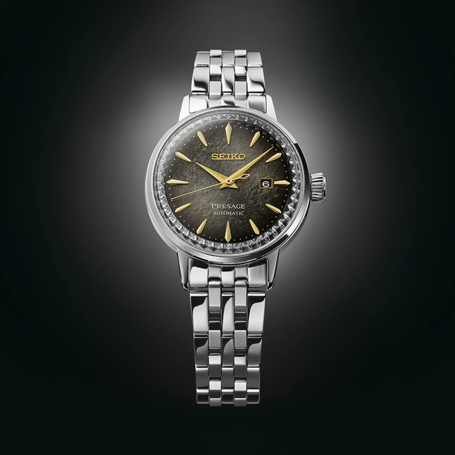 Presage Women Automatic Black Dial Analog Stainless Steel Watch SRE015J1 - Image 2