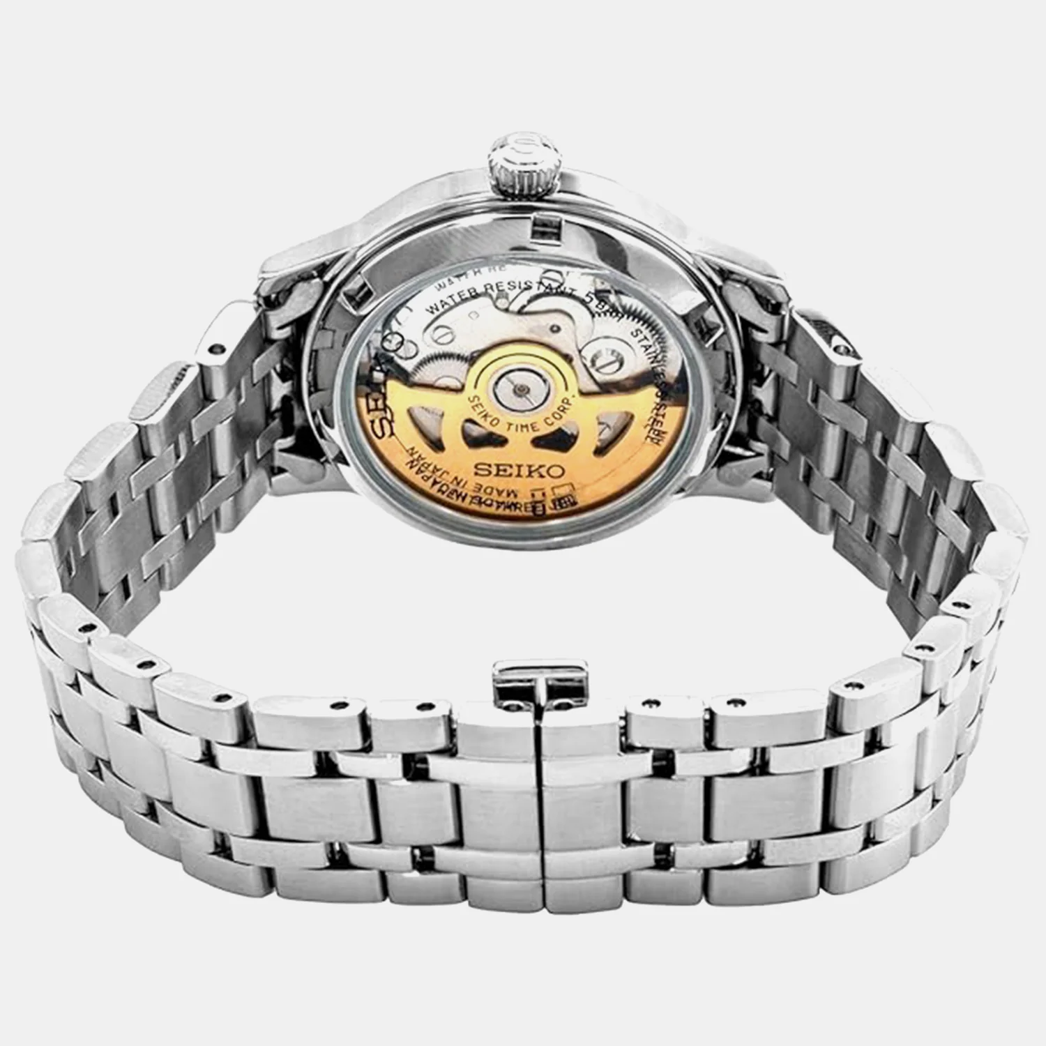 Presage Women Automatic Pink Dial Analog Stainless Steel Watch SRP839J1 - Image 2