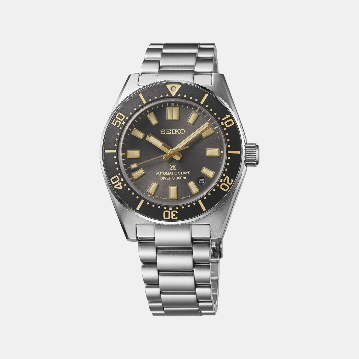 Prospex 1965 Men Automatic Tide Grey Dial Stainless Steel Watch SPB455J1 - Image 2
