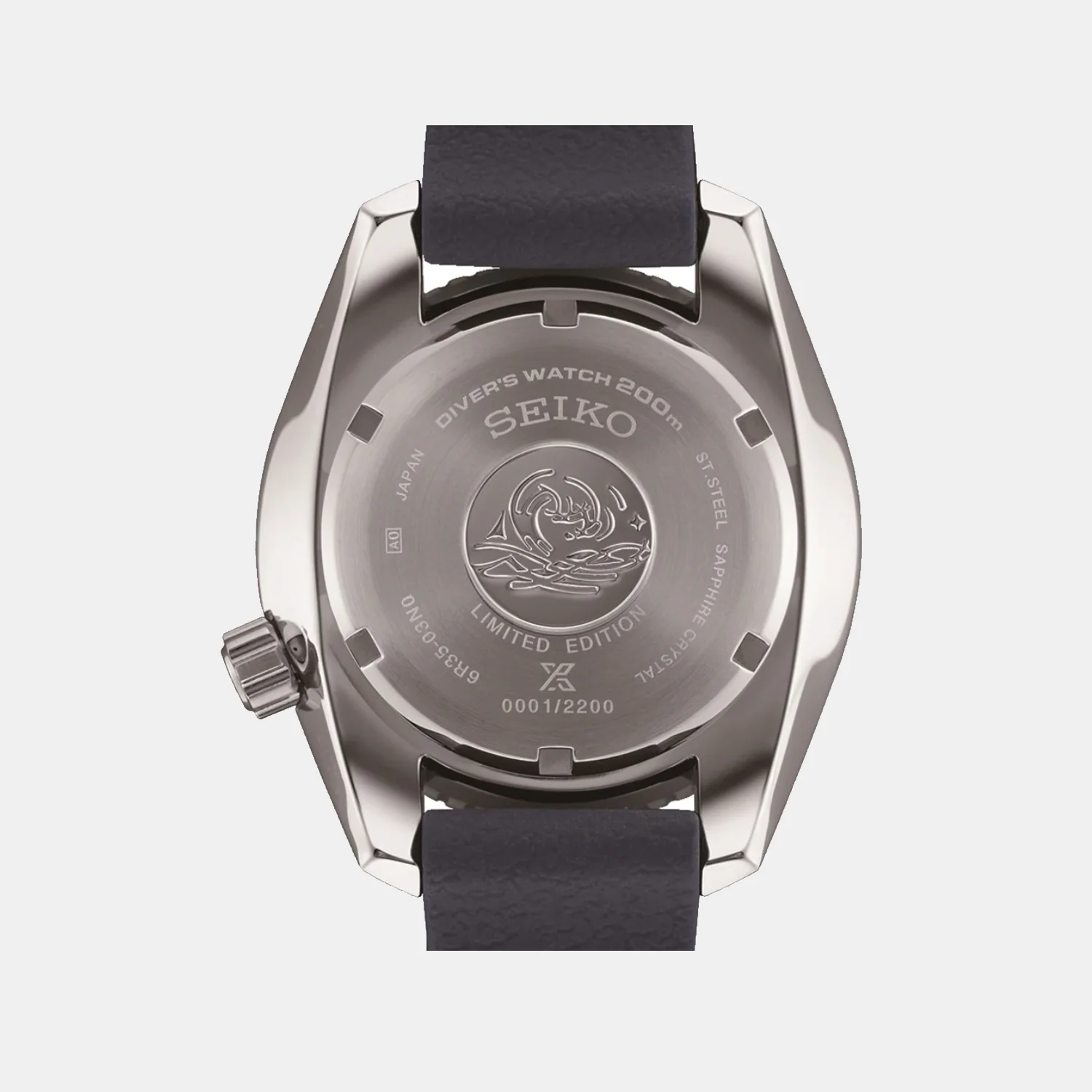 Prospex 'Blue Fire Crater' Limited Edition Automatic Analog Silicone Watch SPB543J1 - Image 2