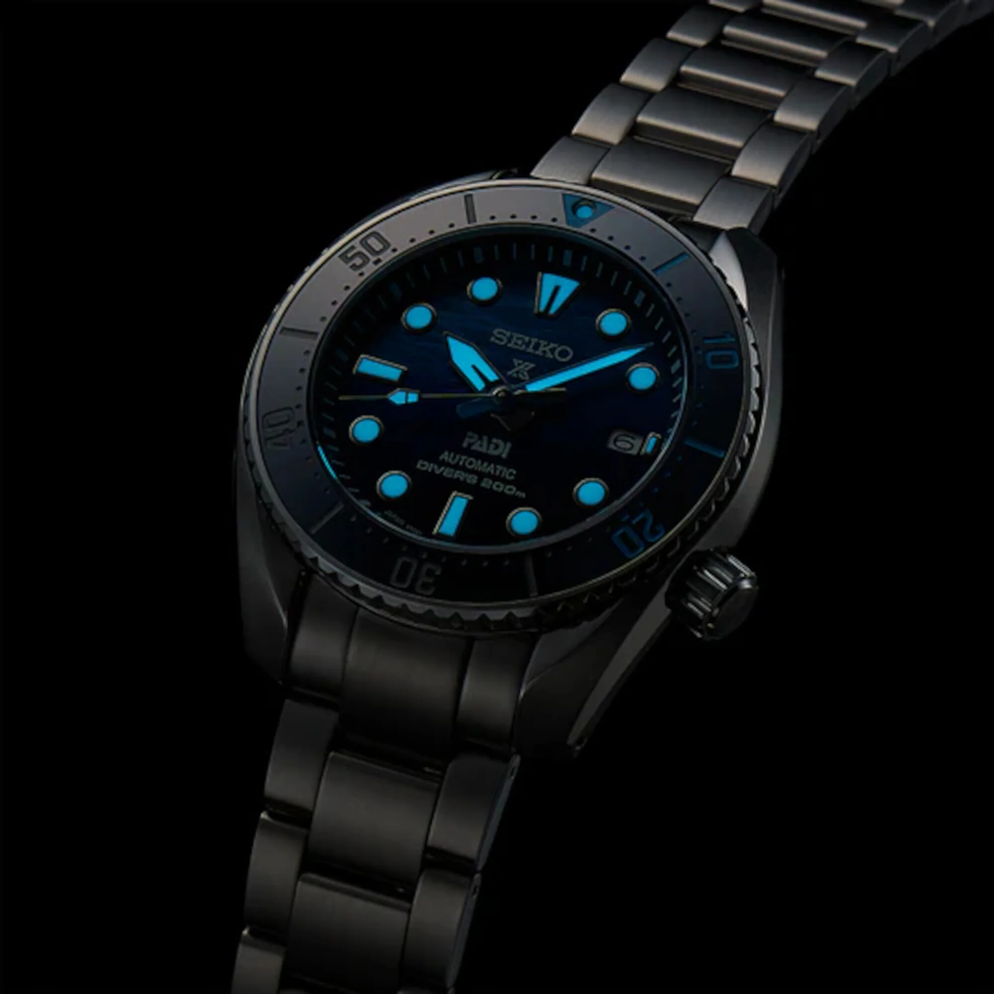Prospex Great Blue Sumo Scuba PADI Special Edition Analog Stainless Steel Watch SPB375J1 - Image 4