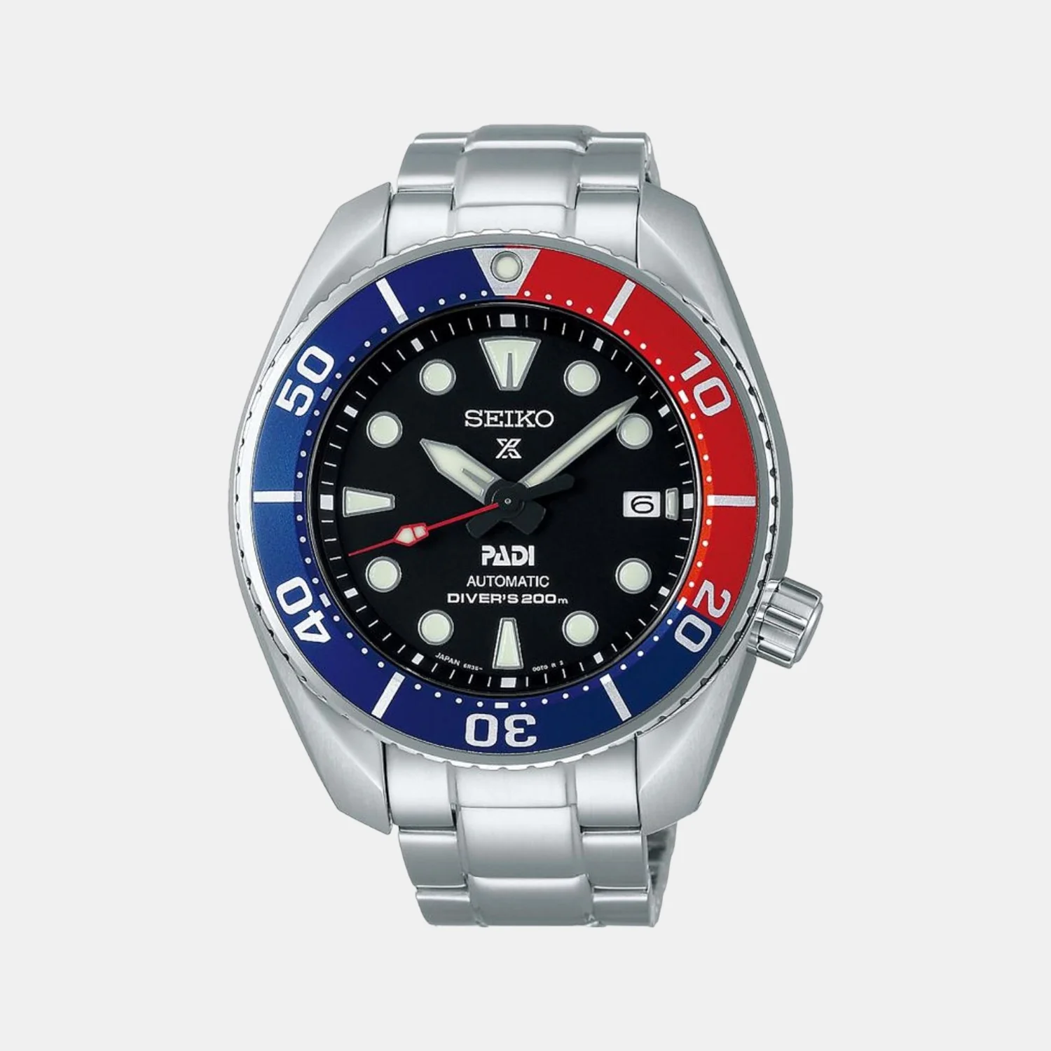 Prospex Men Automatic Black Dial Analog Stainless Steel Watch SPB181J1
