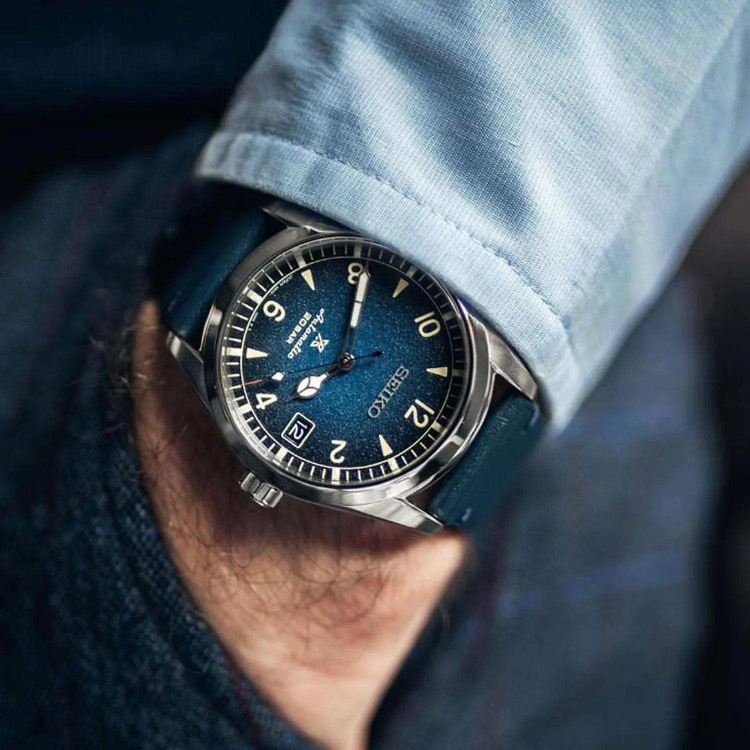 Prospex Men Automatic Blue Dial Analog Leather Watch SPB157J1 - Image 6