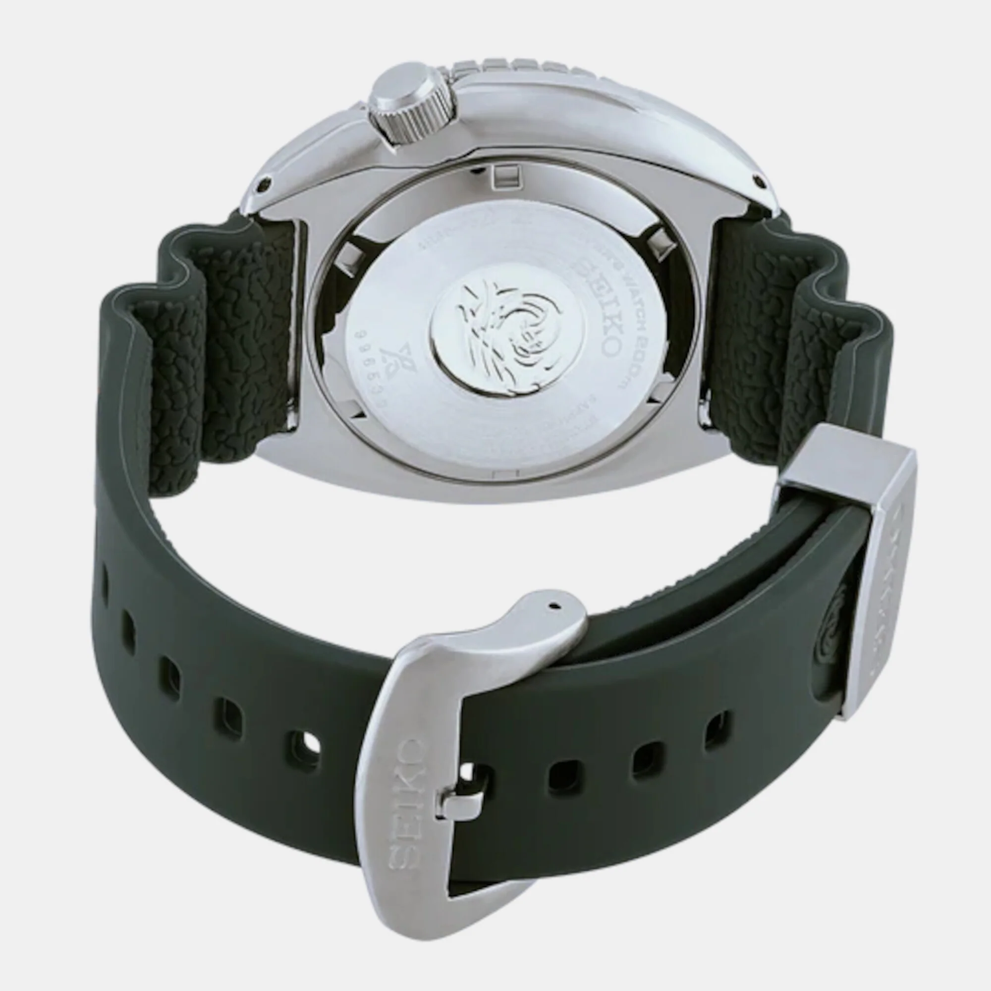Prospex Men Automatic Green Dial Analog Silicone Watch SRPE05K1 - Image 4