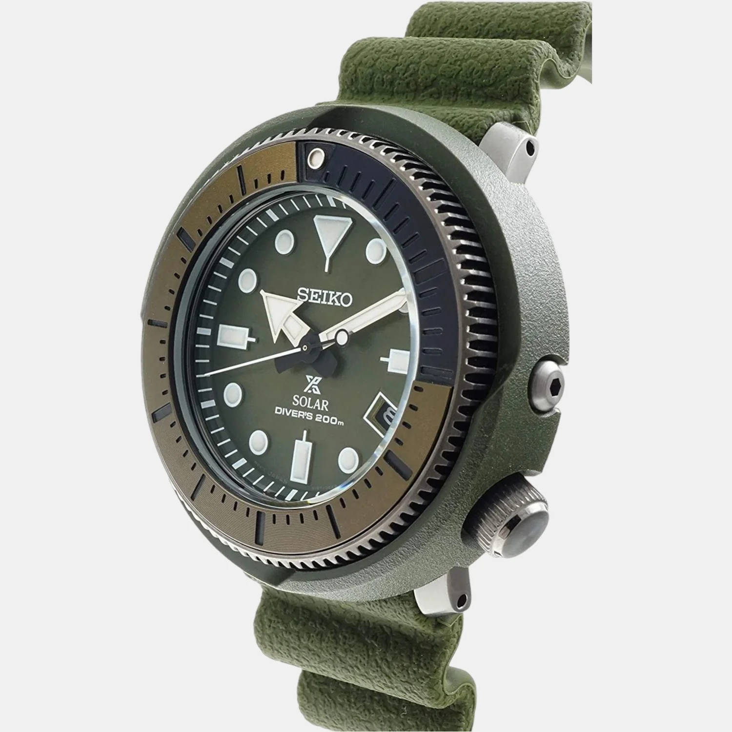 Prospex Men Quartz Green Dial Analog Silicone Watch SNE535P1 - Image 2