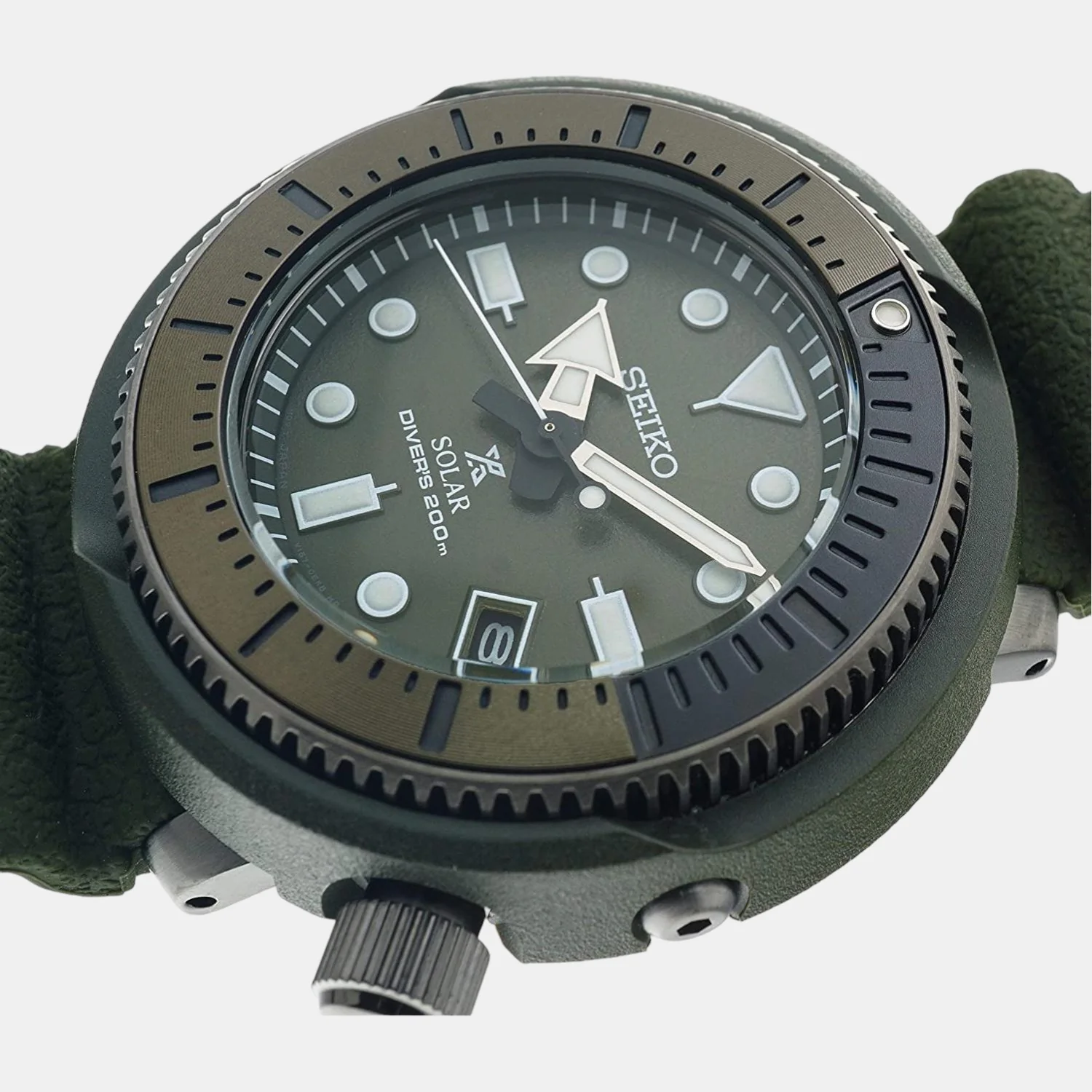 Prospex Men Quartz Green Dial Analog Silicone Watch SNE535P1 - Image 3