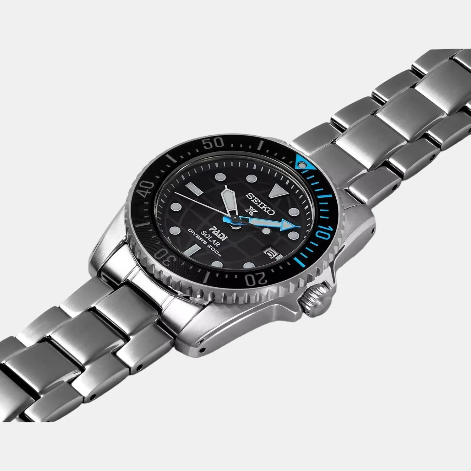 Prospex Men Solar Black Dial Analog Stainless Steel Watch SNE575P1 - Image 4