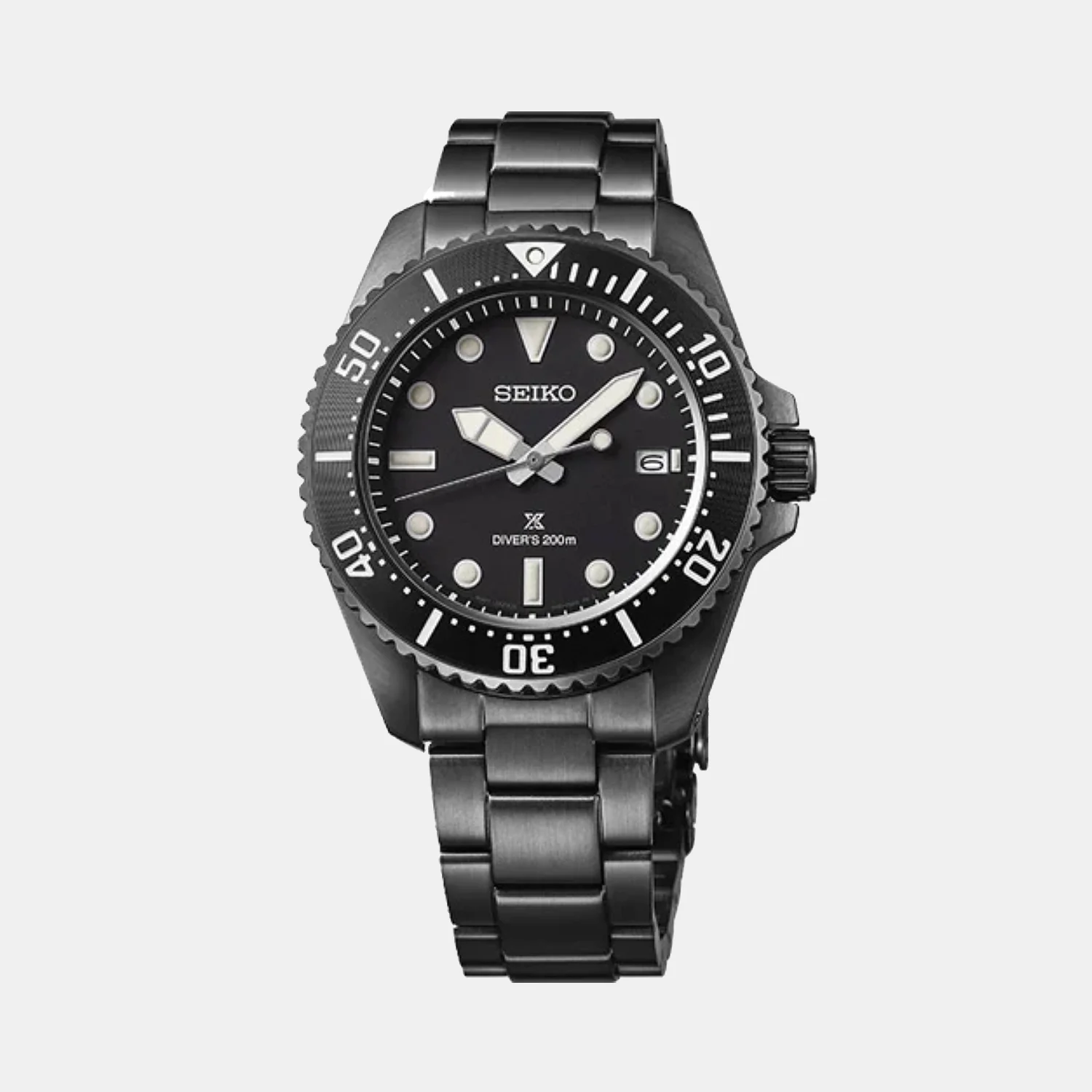 Prospex Men Solar Black Dial Analog Stainless Steel Watch SNE599P1 - Image 2