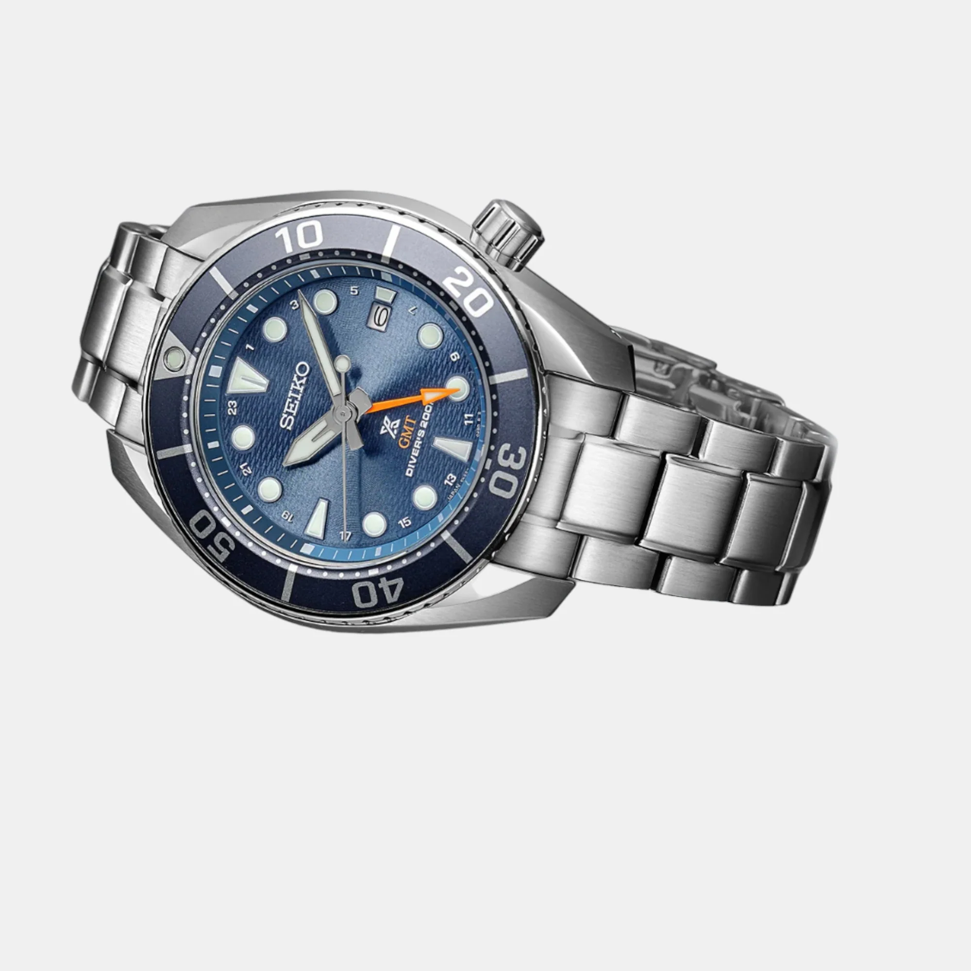 Prospex Men Solar Blue Dial Analog Stainless Steel Watch SFK001J1 - Image 2