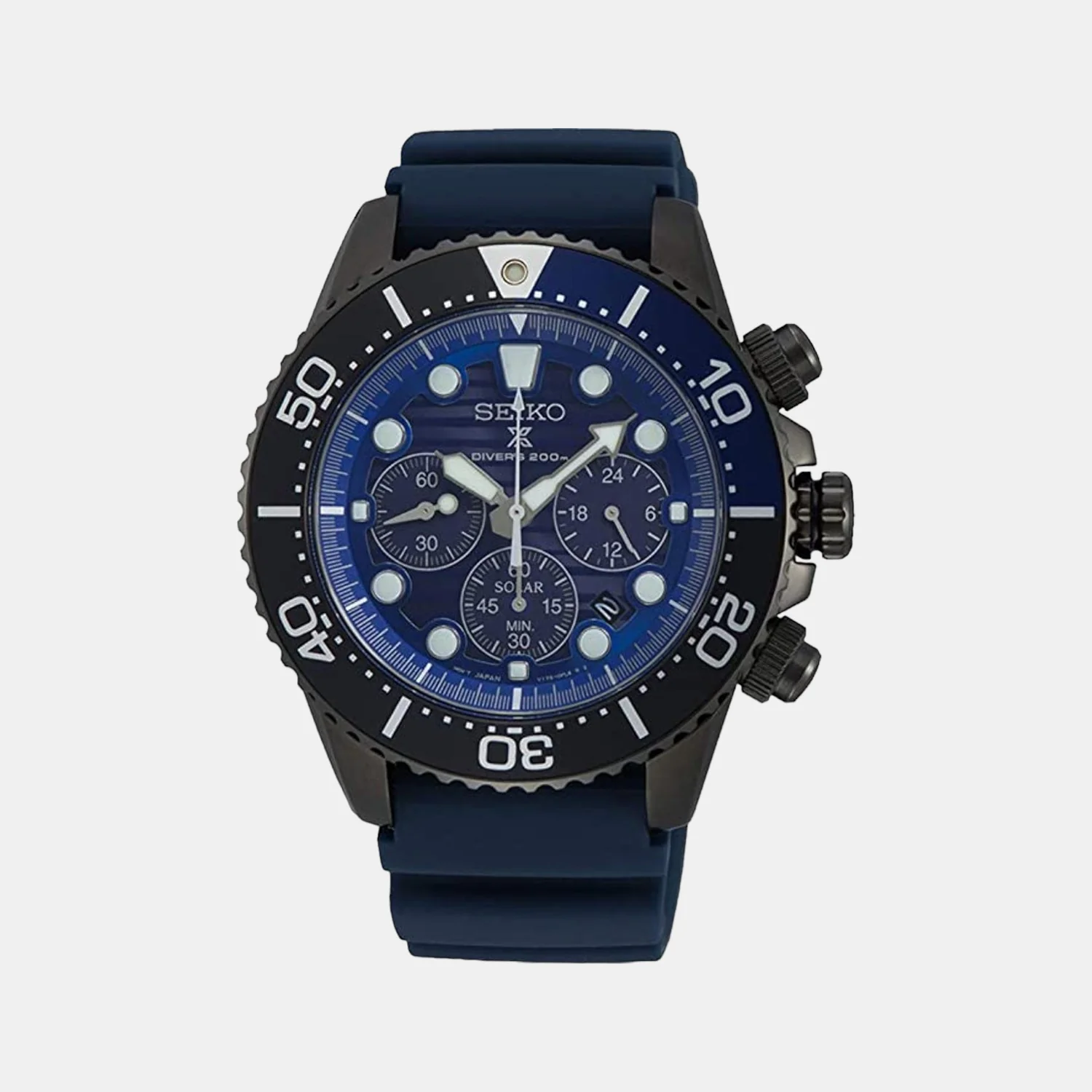 Prospex Men Solar Blue Dial Chronograph Silicone Watch SSC701P1